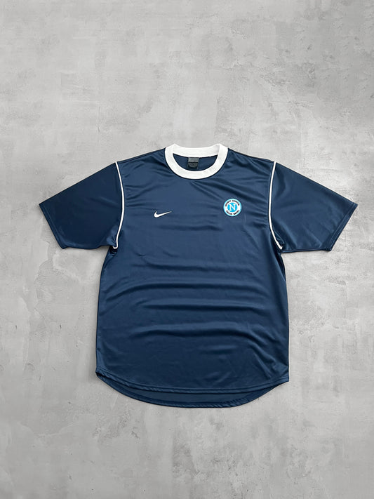 NAVY SSC NAPOLI NIKE JERSEY - 1990S - L