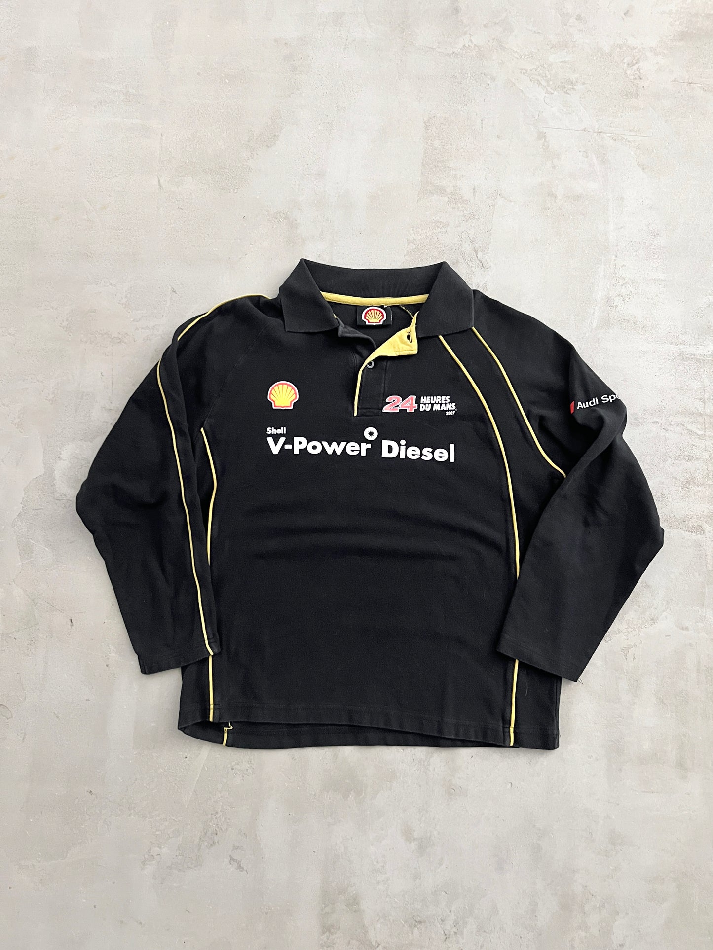 BLACK 24H LE MANS RACING LONGSLEEVE - 2000S - XS/S