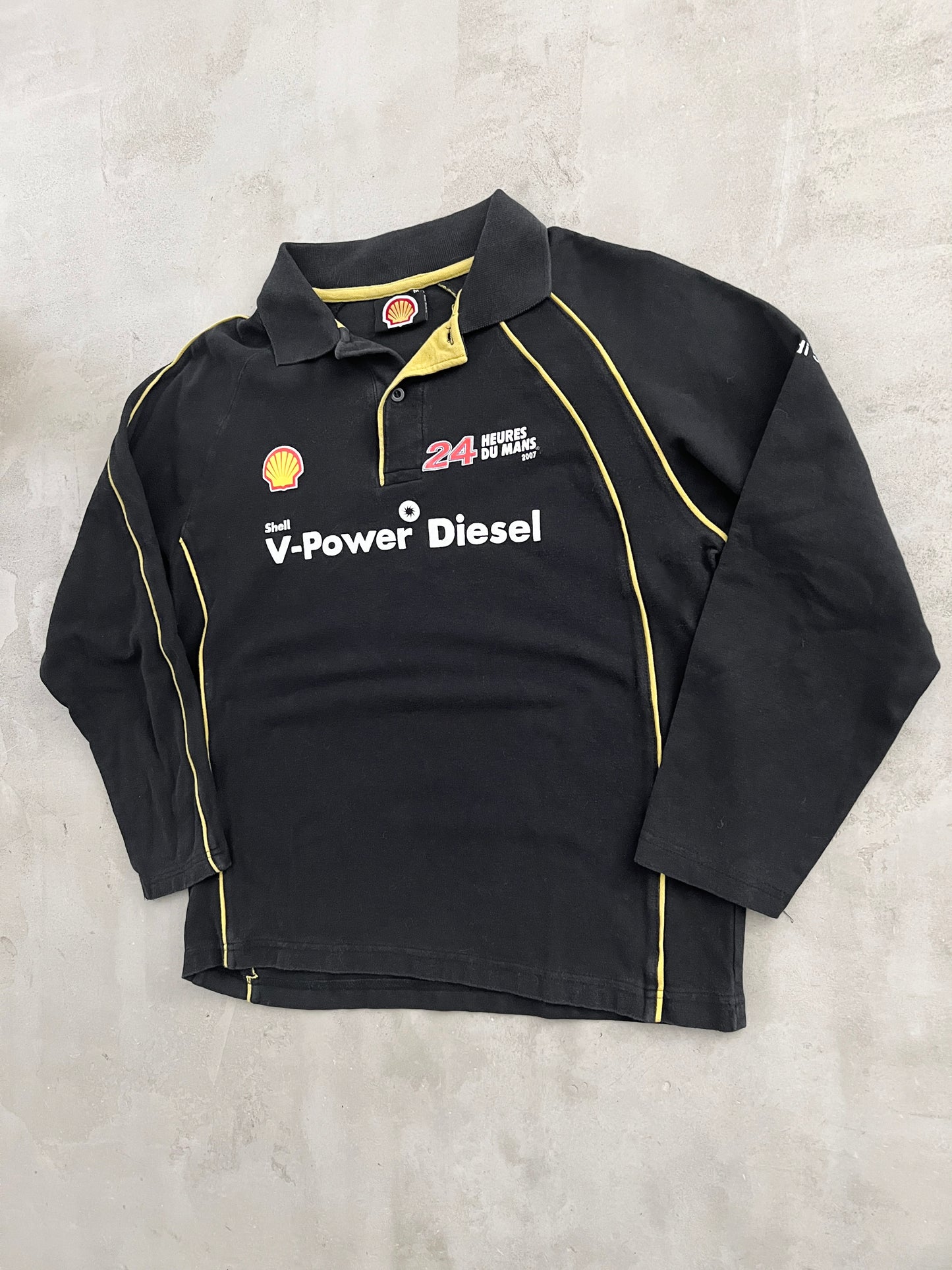 BLACK 24H LE MANS RACING LONGSLEEVE - 2000S - XS/S