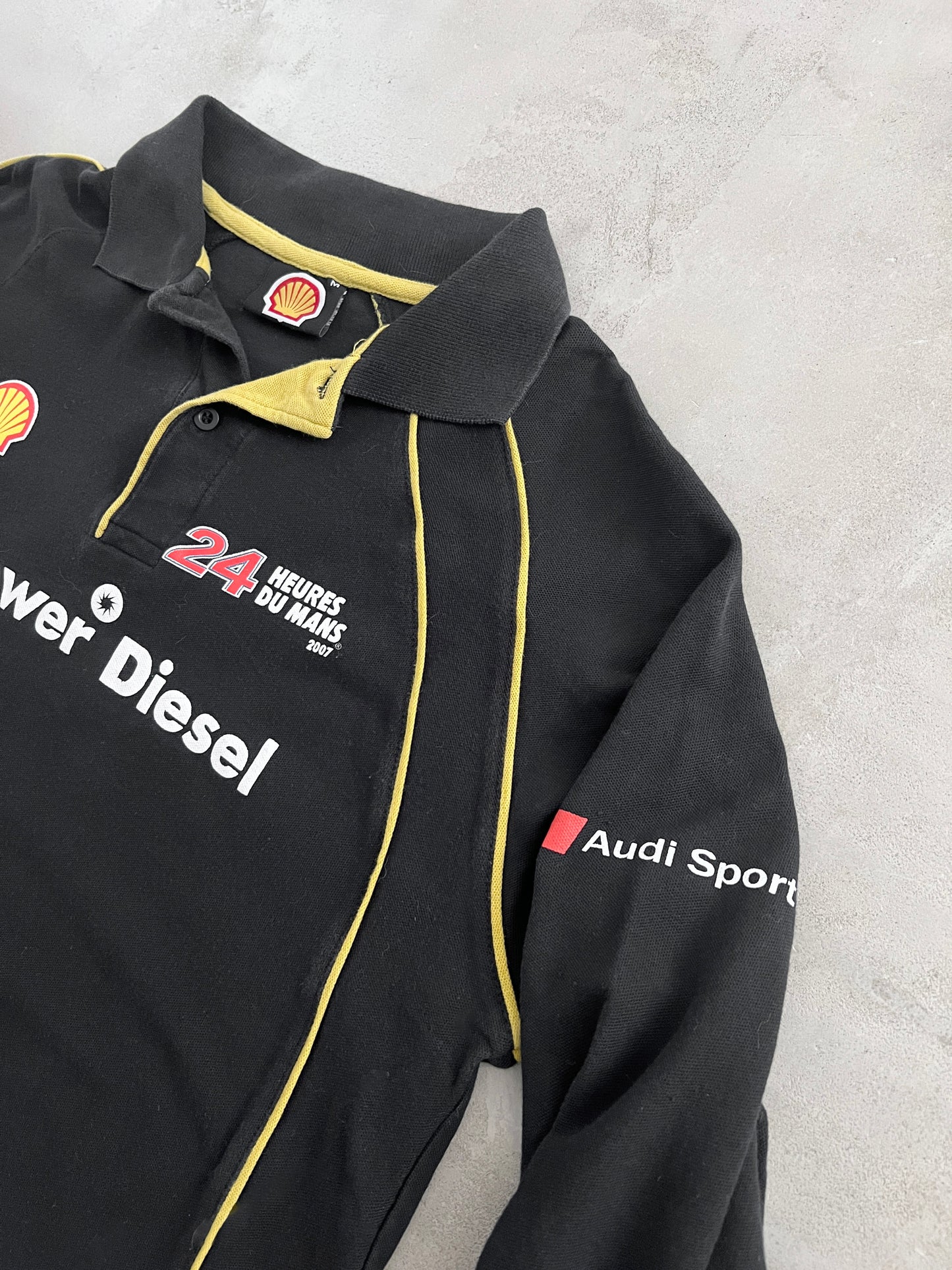 BLACK 24H LE MANS RACING LONGSLEEVE - 2000S - XS/S
