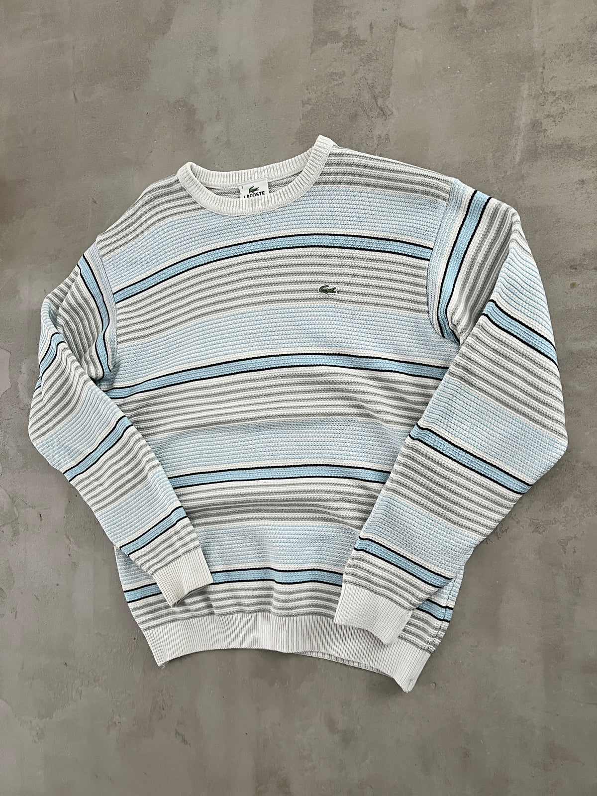 BABY BLUE LACOSTE KNIT - 2000S - S