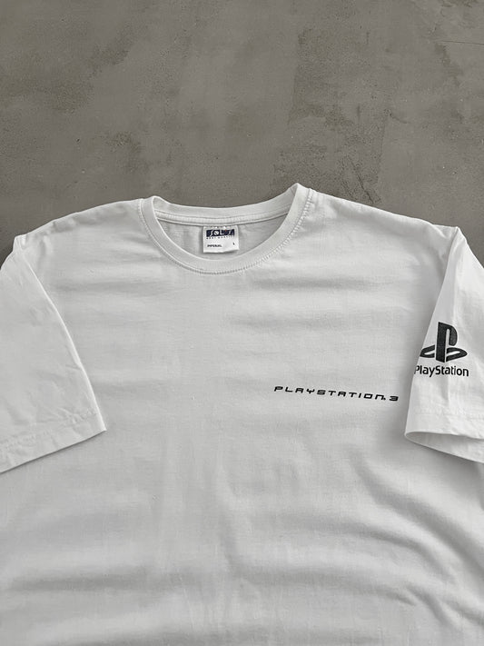 WHITE PLAYSTATION 3 PROMO TEE - 2006 - L
