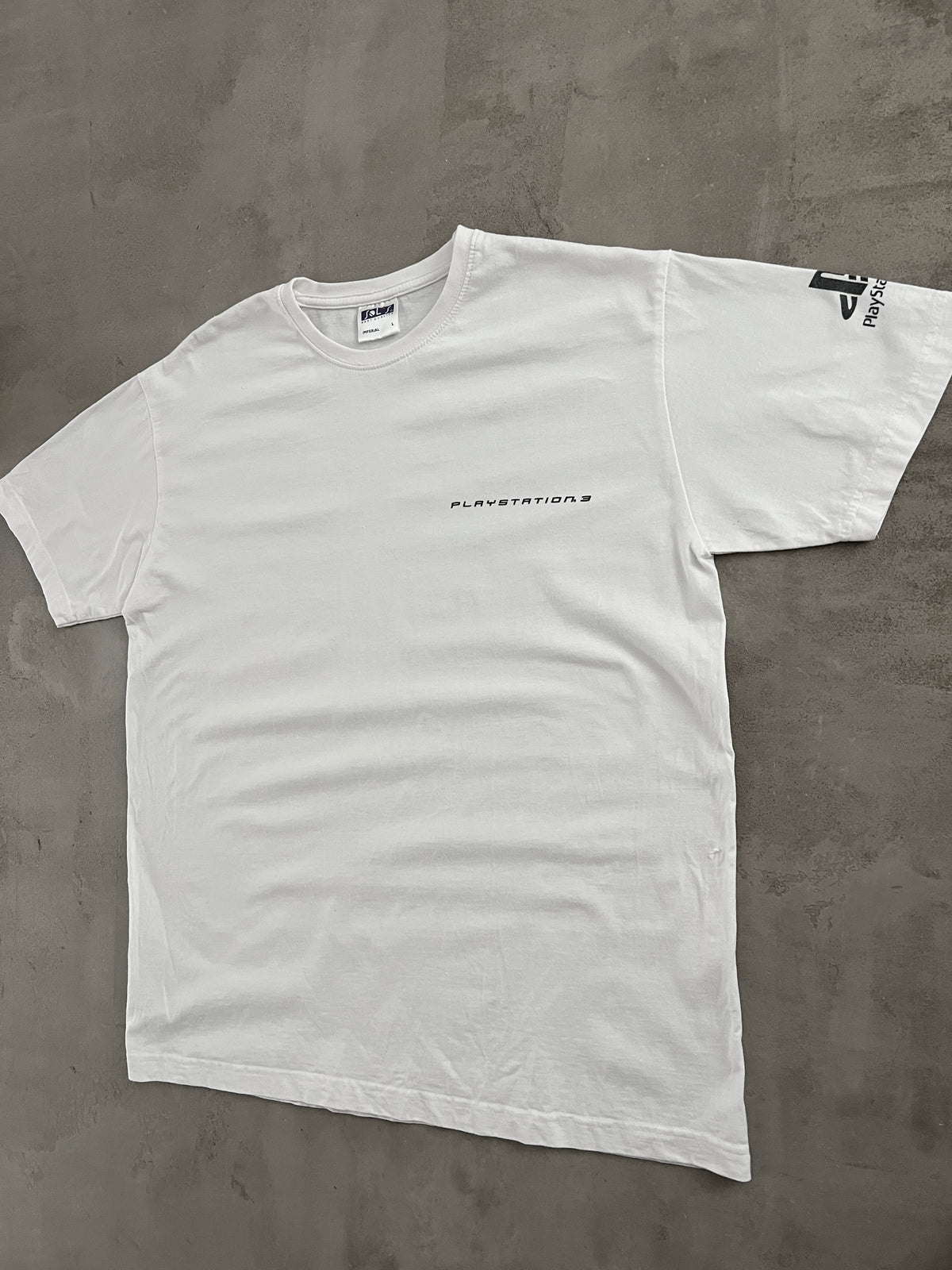 WHITE PLAYSTATION 3 PROMO TEE - 2006 - L