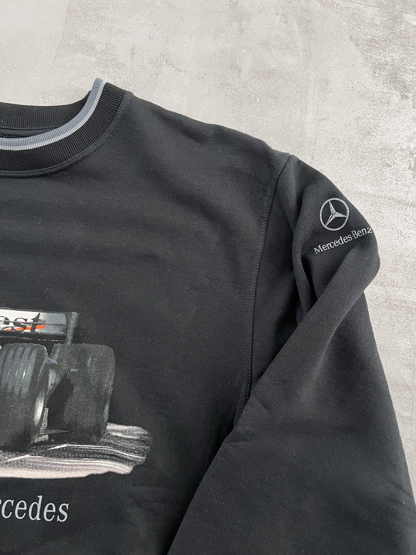 BLACK MERCEDES BENZ MCLAREN F1 SWEATER - 2000S - L