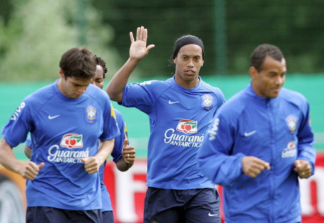 BLUE BRAZIL GUARANÁ ANTARCTICA NIKE SWEATER - 2000S - L