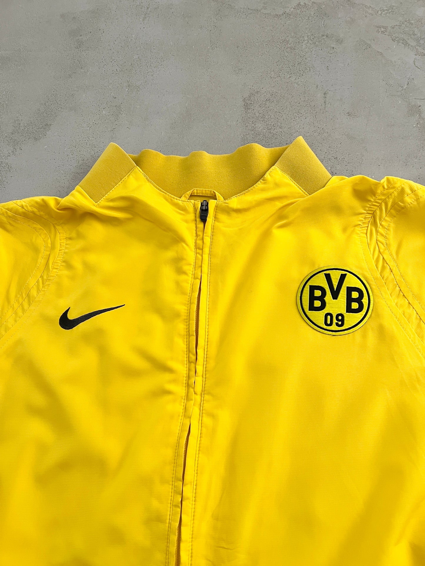 YELLOW BVB DORTMUND NIKE JACKET - 2000S - M/L