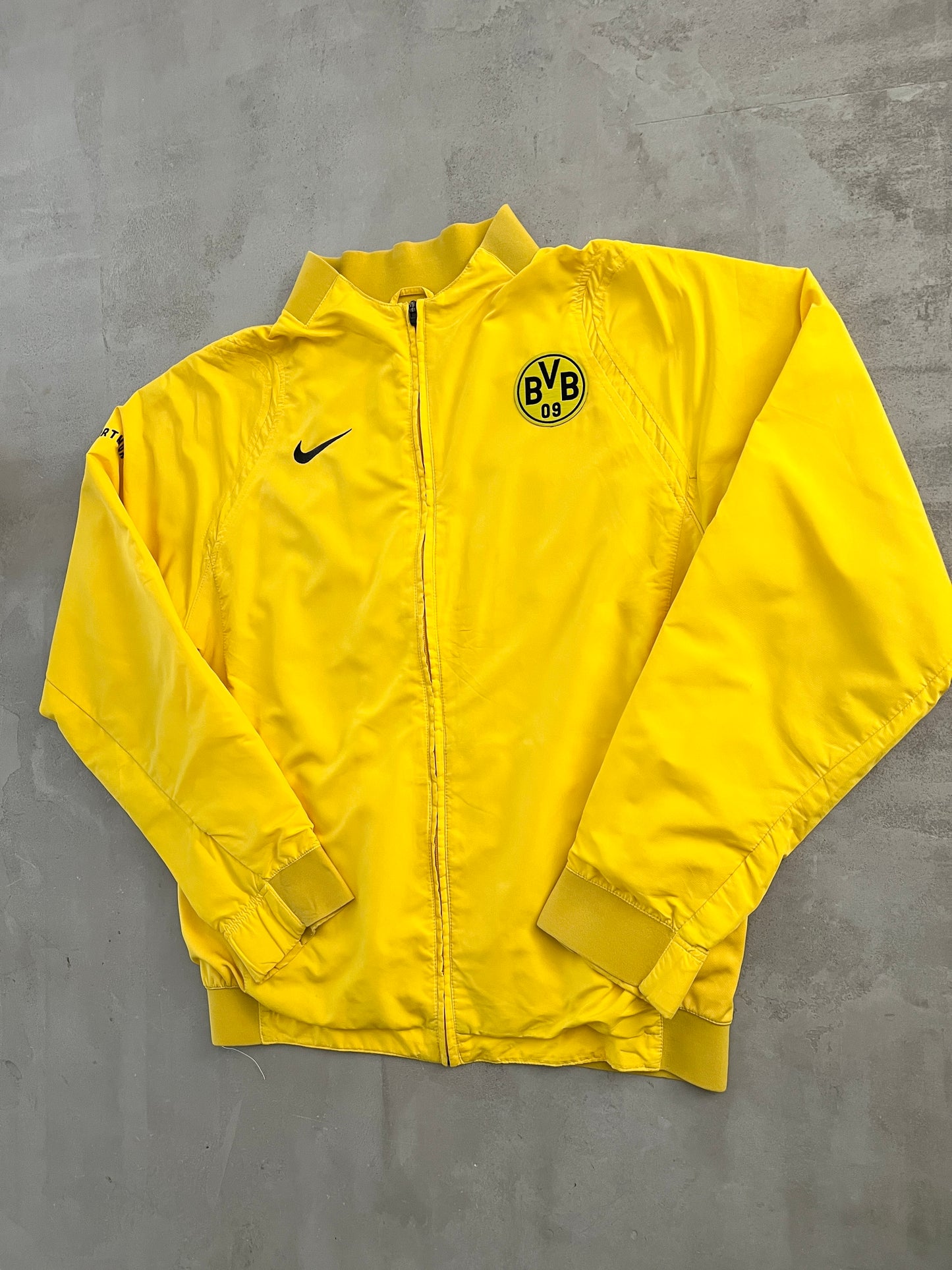 YELLOW BVB DORTMUND NIKE JACKET - 2000S - M/L