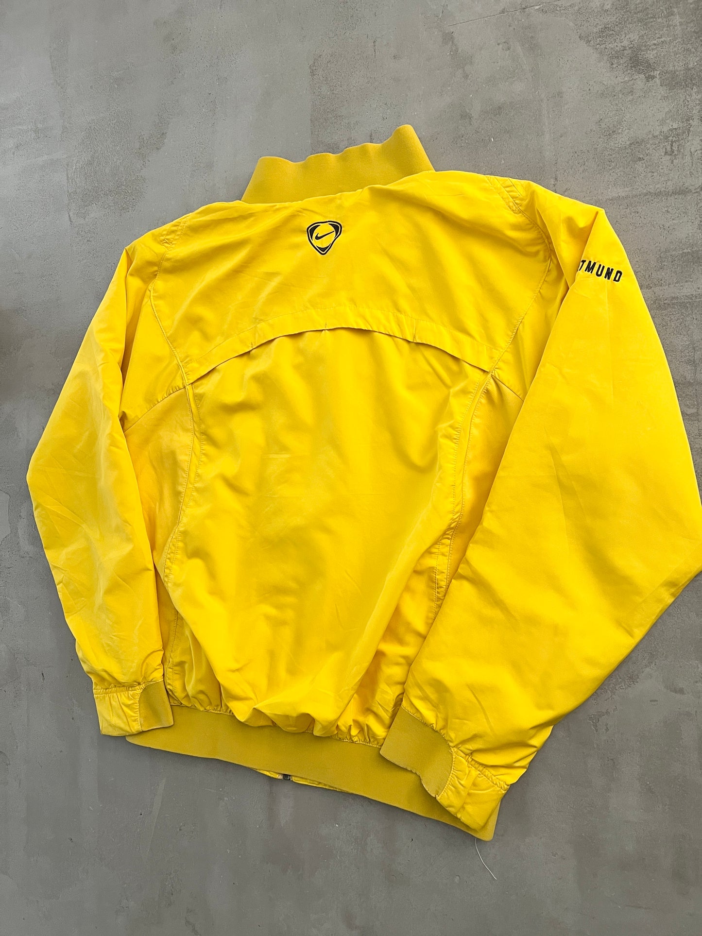 YELLOW BVB DORTMUND NIKE JACKET - 2000S - M/L