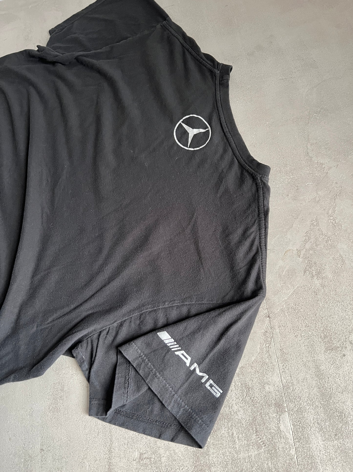 BLACK AMG MERCEDES BENZ TEE - 1990S - L
