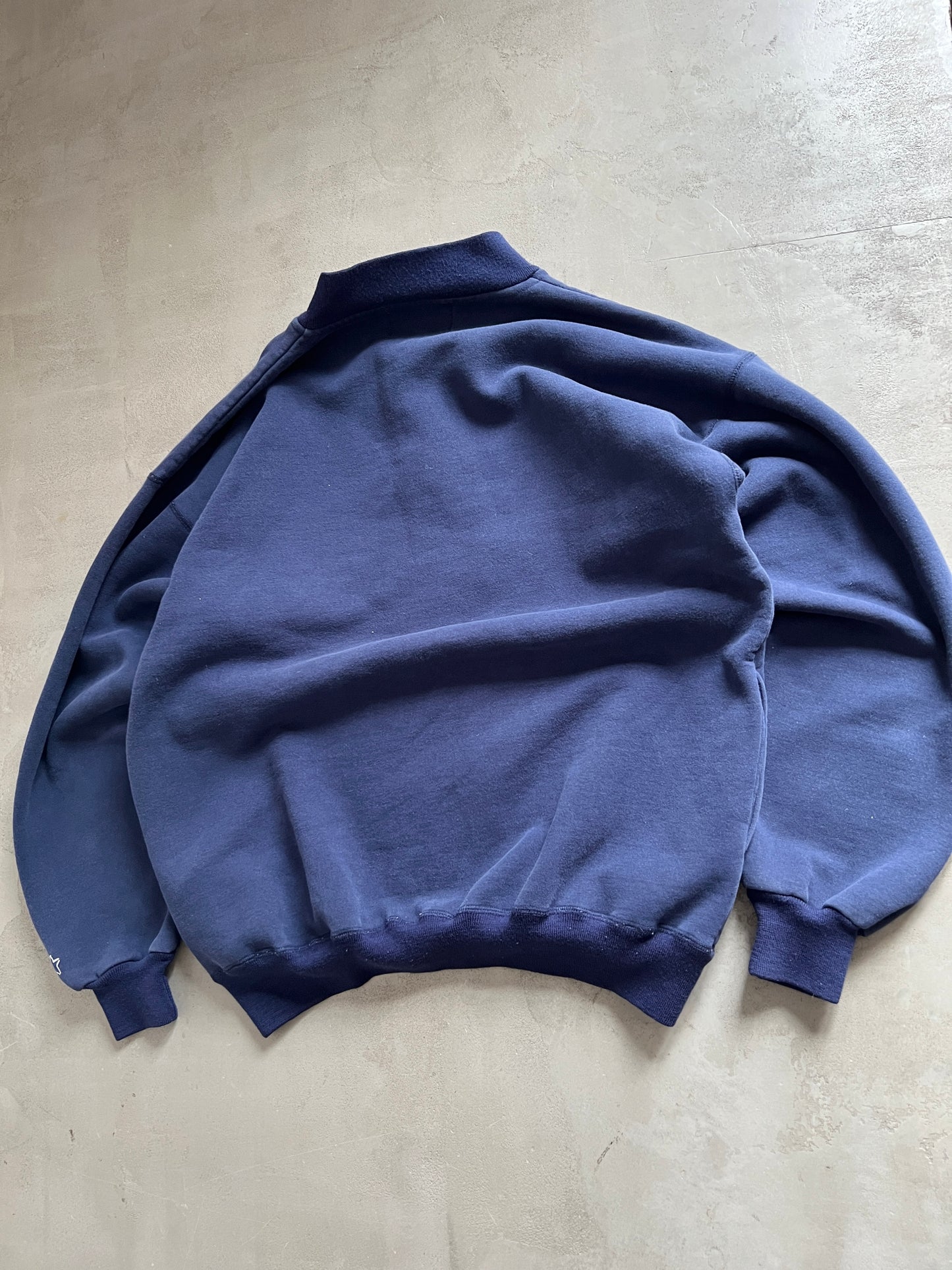 NAVY YANKEES SWEATER - 1990S - L/XL