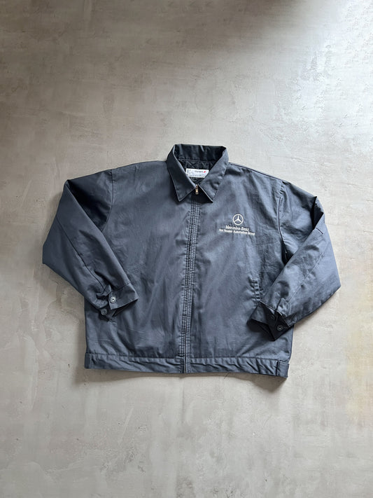 GREY MERCEDES BENZ JACKET - 2000S - L/XL