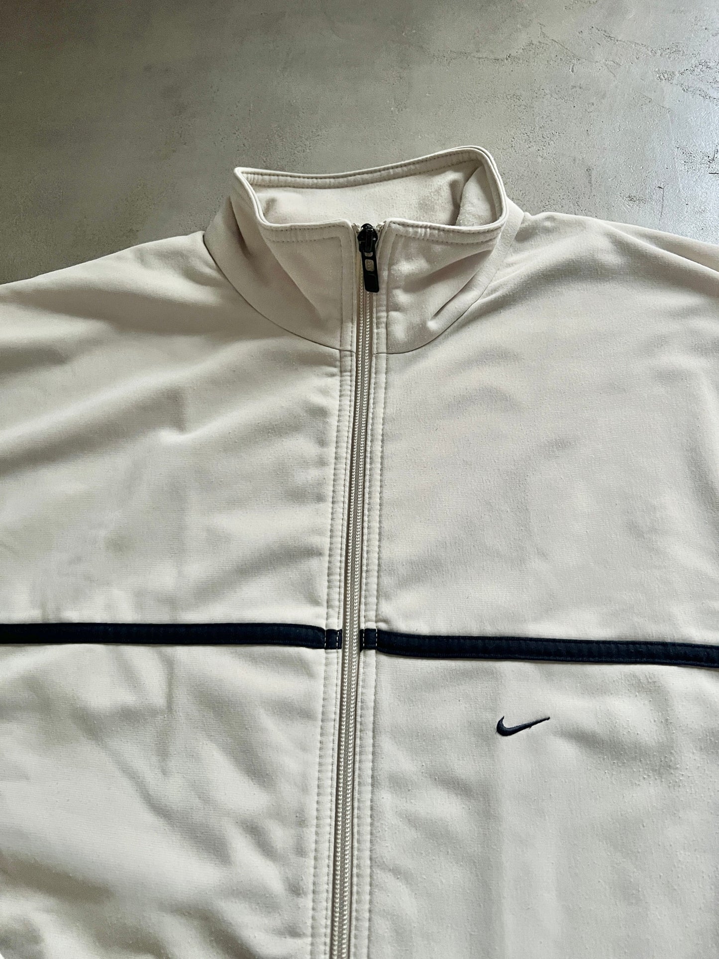 CREME NIKE TRACK JACKET - 2000S - XL/L
