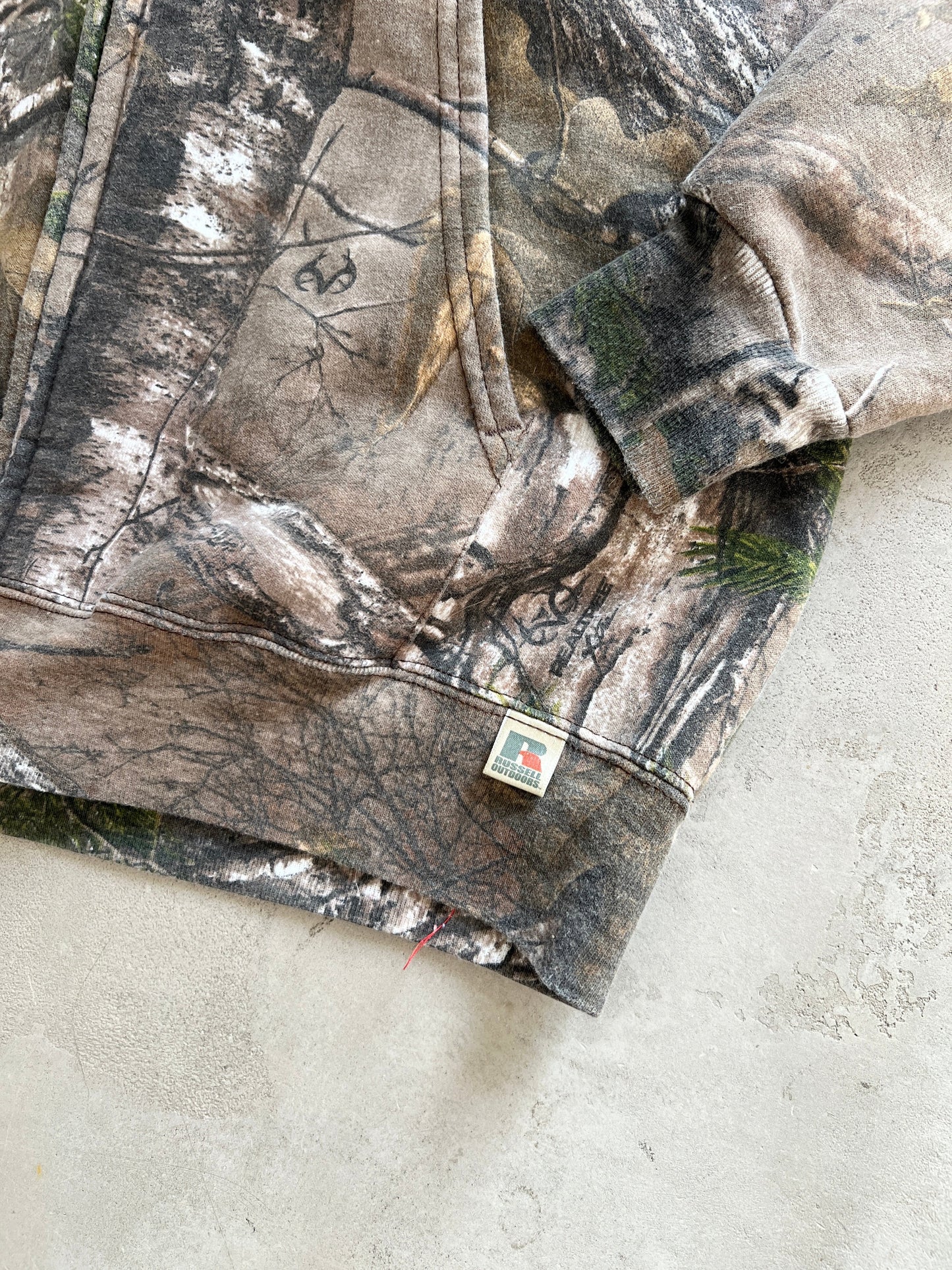 REALTREE RUSSELL ZIP UP HOODIE - 2000S - L