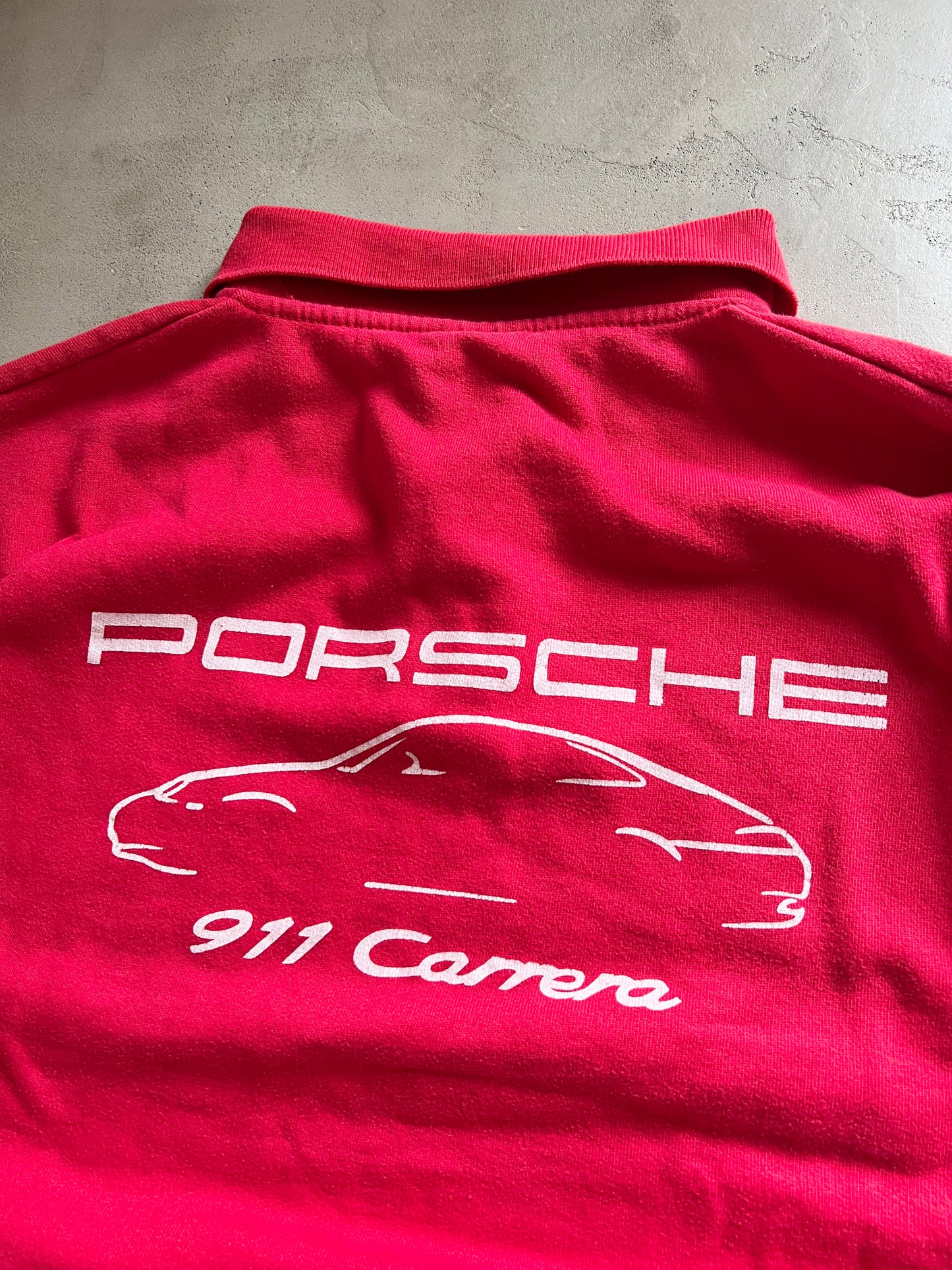 RED PORSCHE SWEATER - 1990S - S