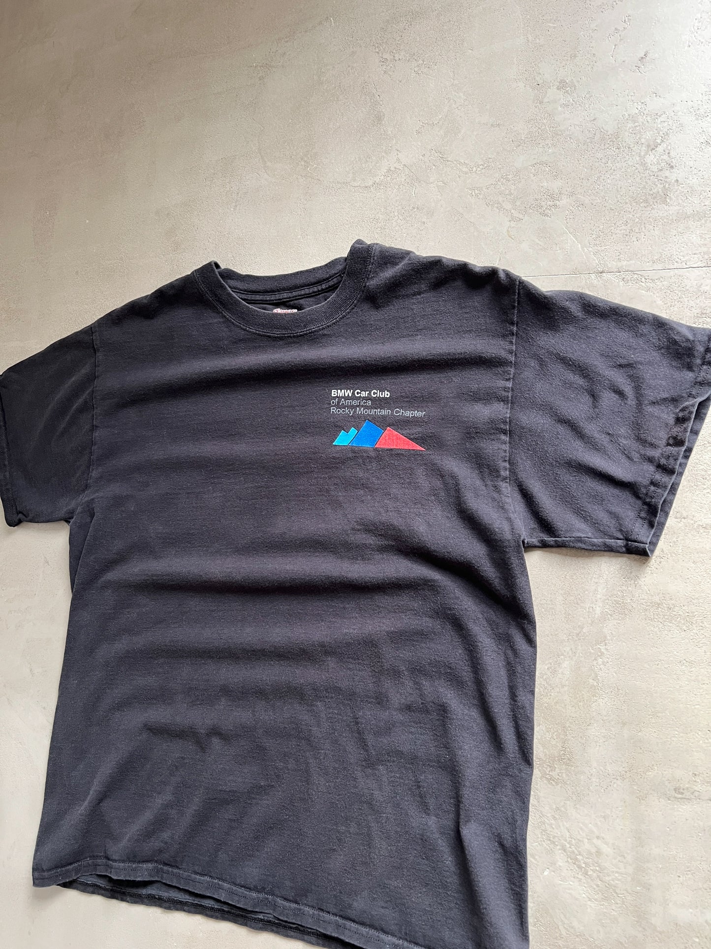 FADED BLACK BMW TEE - 2000S - S