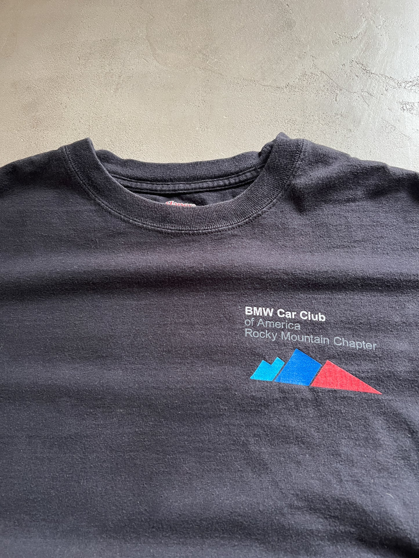 FADED BLACK BMW TEE - 2000S - S