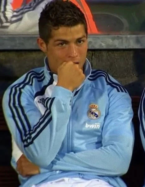 WHITE REAL MADRID JACKET - 2000S - XL/L