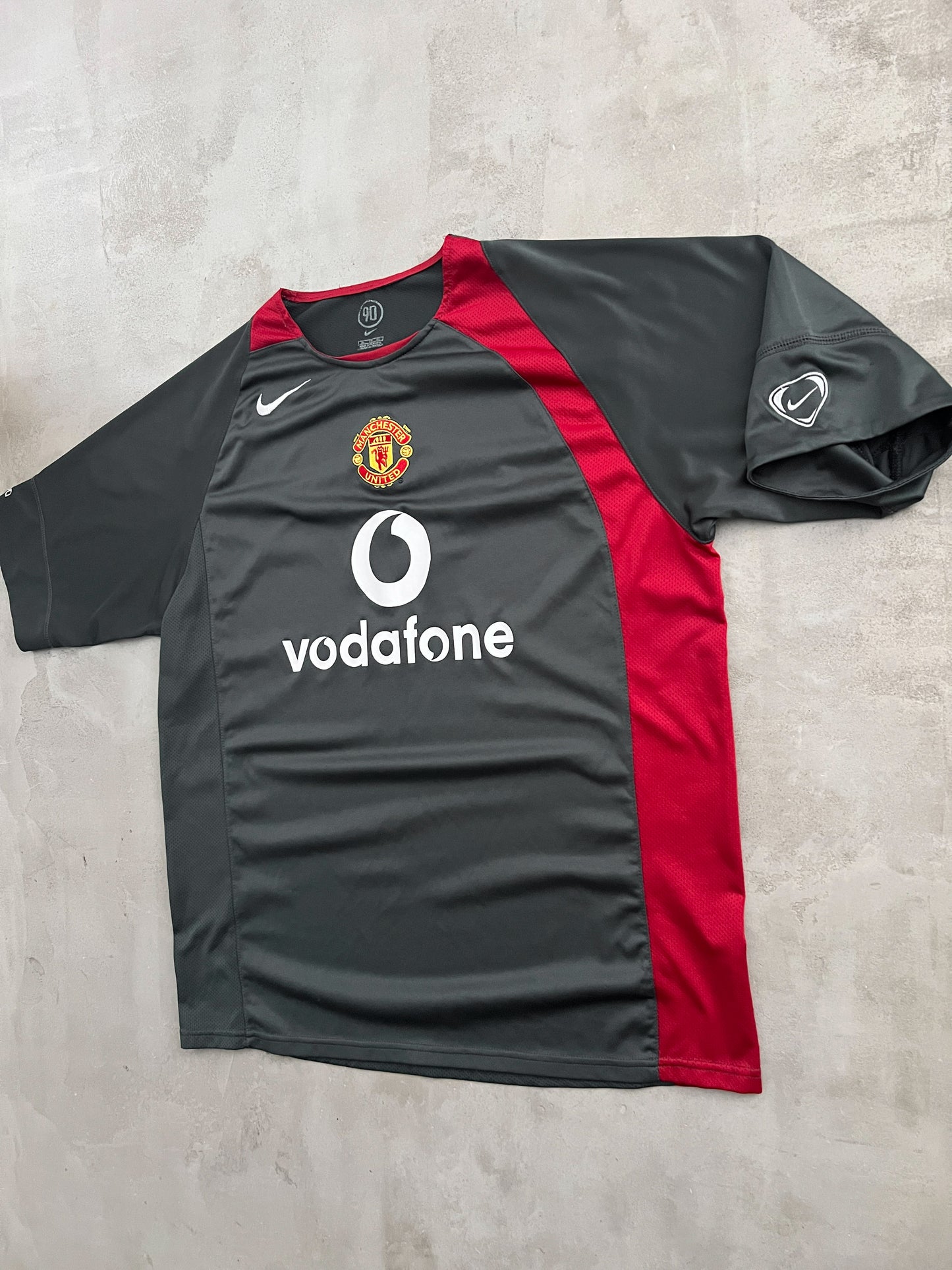 GREY MANCHESTER UNITED NIKE JERSEY - 2000S - XL