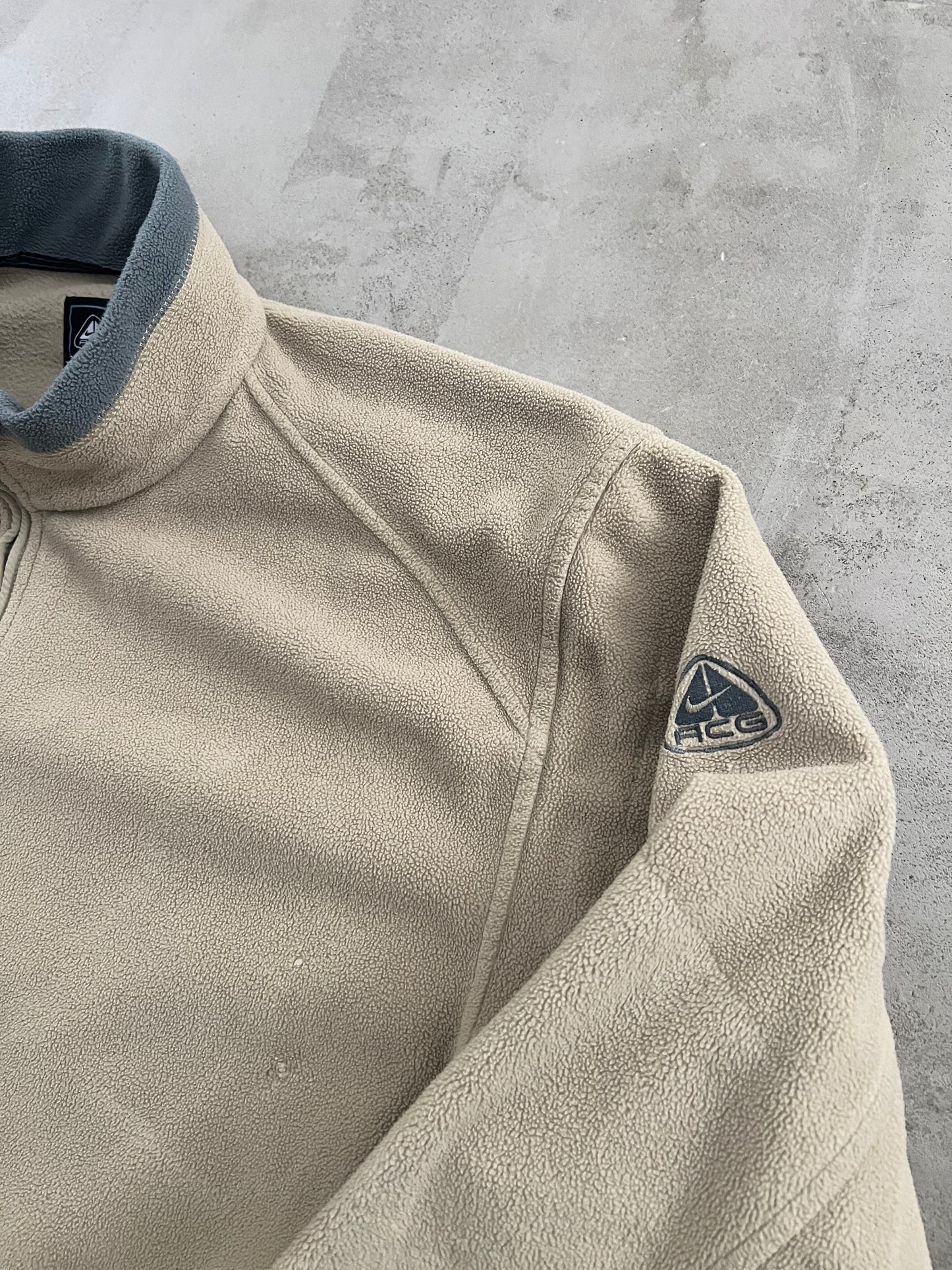 BEIGE NIKE ACG FLEECE - 2000S - XL