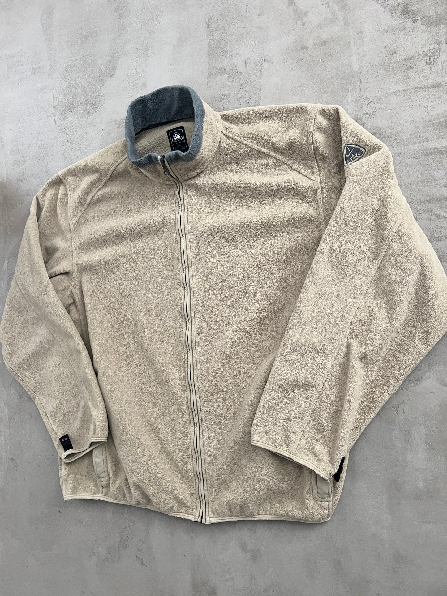 BEIGE NIKE ACG FLEECE - 2000S - XL