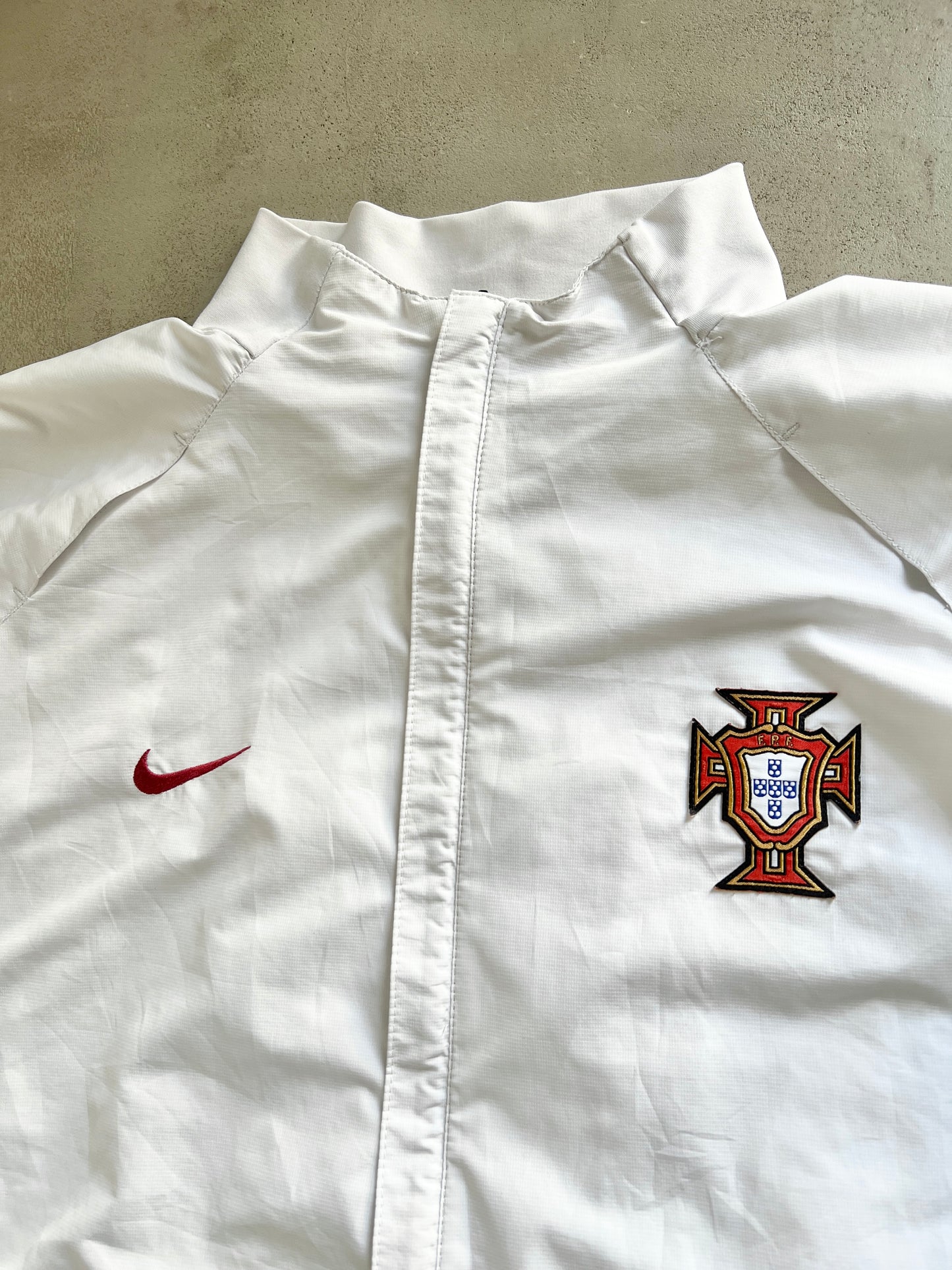 WHITE PORTUGAL NIKE TRACK JACKET - 2000S - M