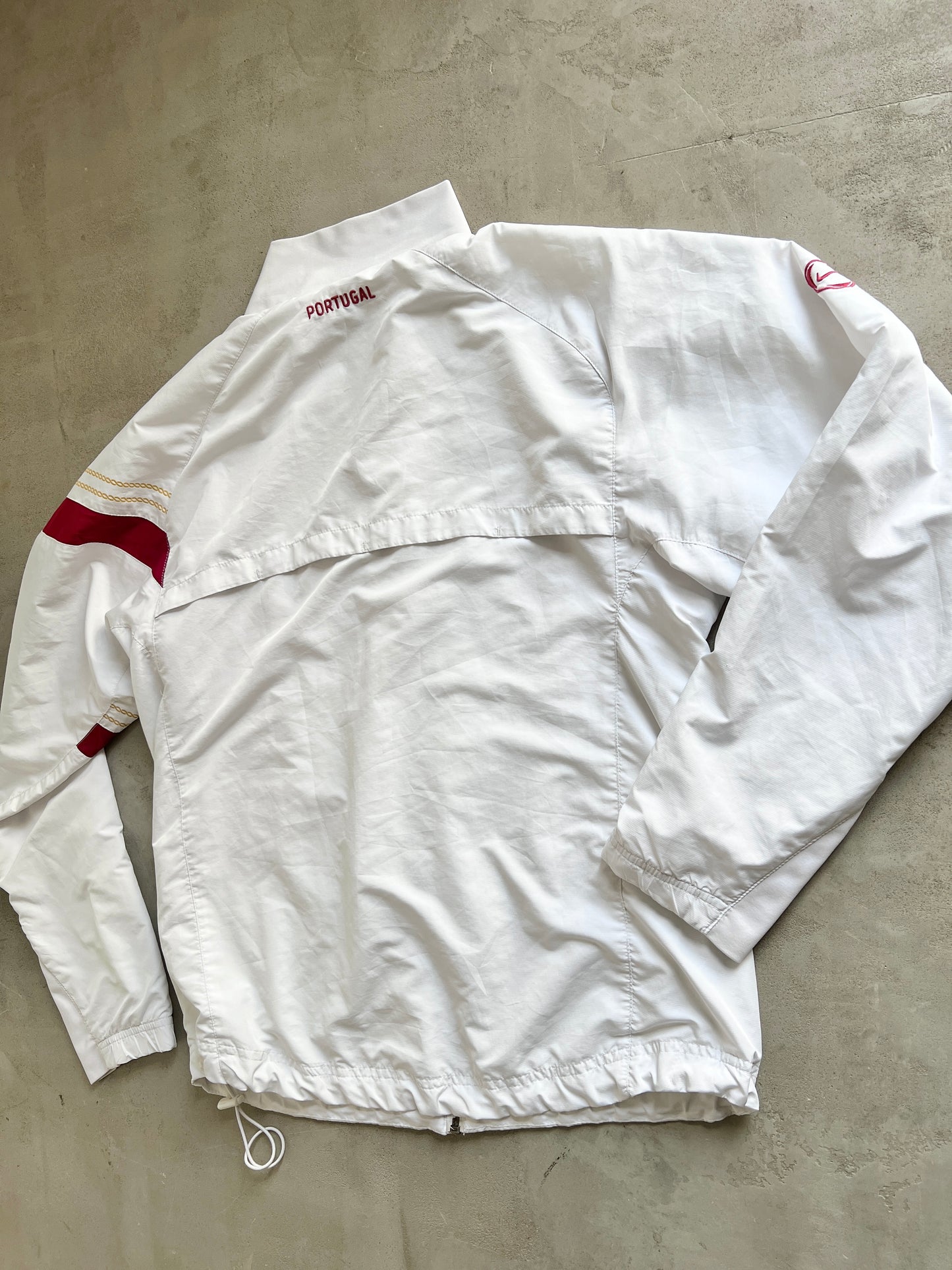 WHITE PORTUGAL NIKE TRACK JACKET - 2000S - M