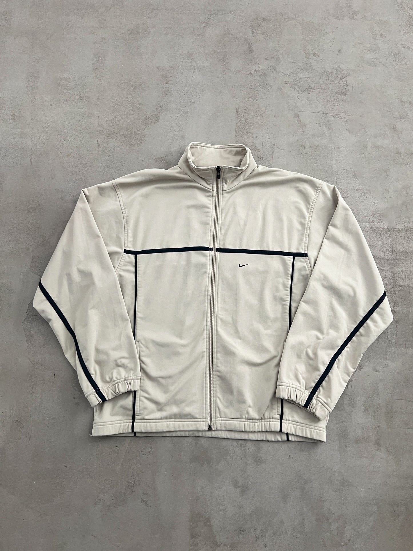 CREME NIKE TRACK JACKET - 2000S - L