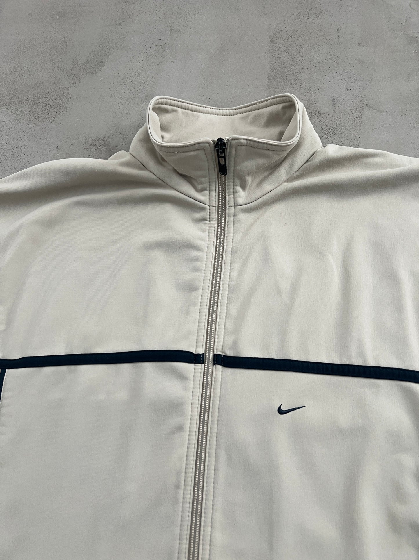 CREME NIKE TRACK JACKET - 2000S - L