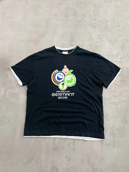 BLACK GERMANY WORLD CUP TEE - 2006 - L