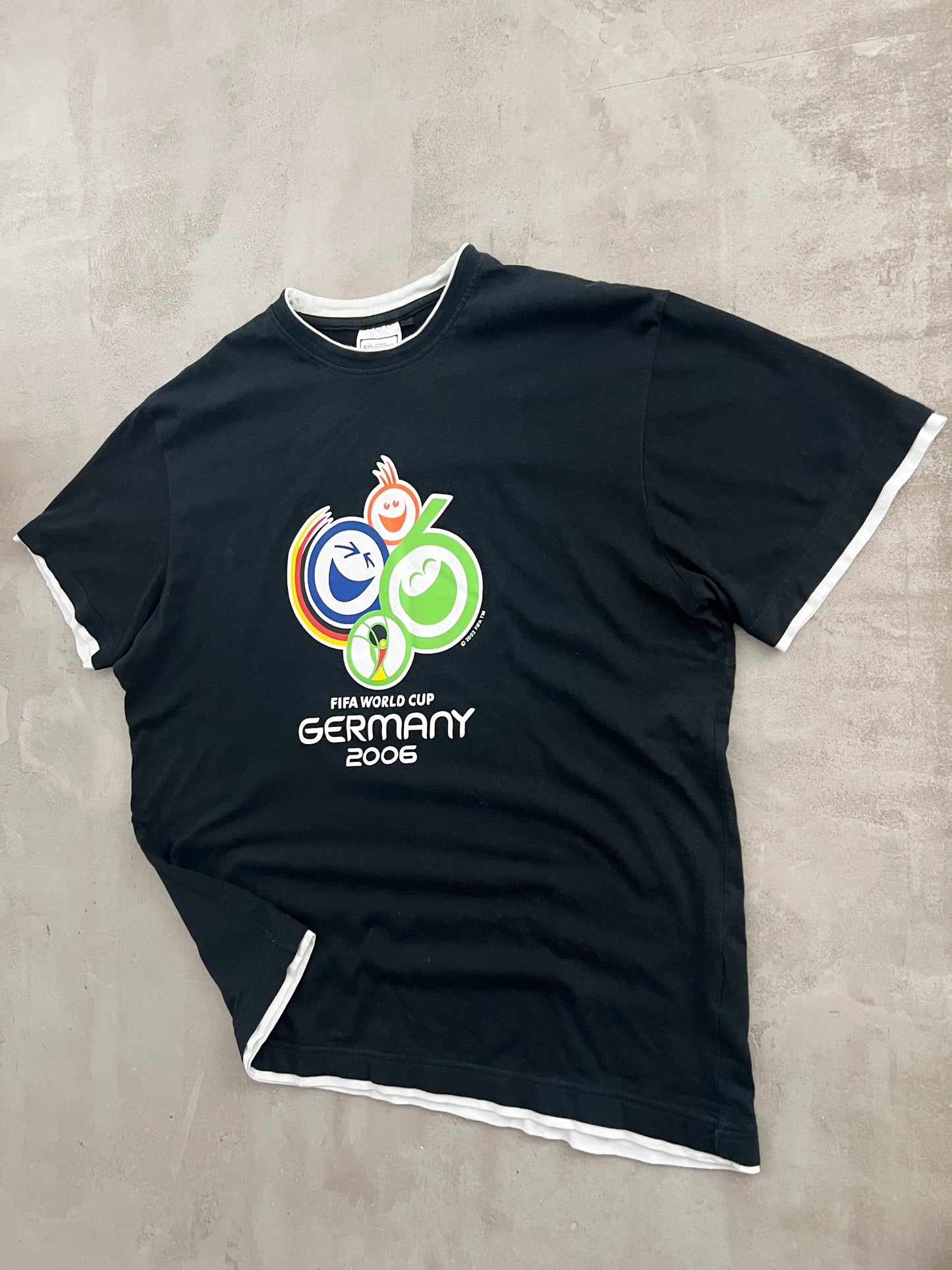 BLACK GERMANY WORLD CUP TEE - 2006 - L