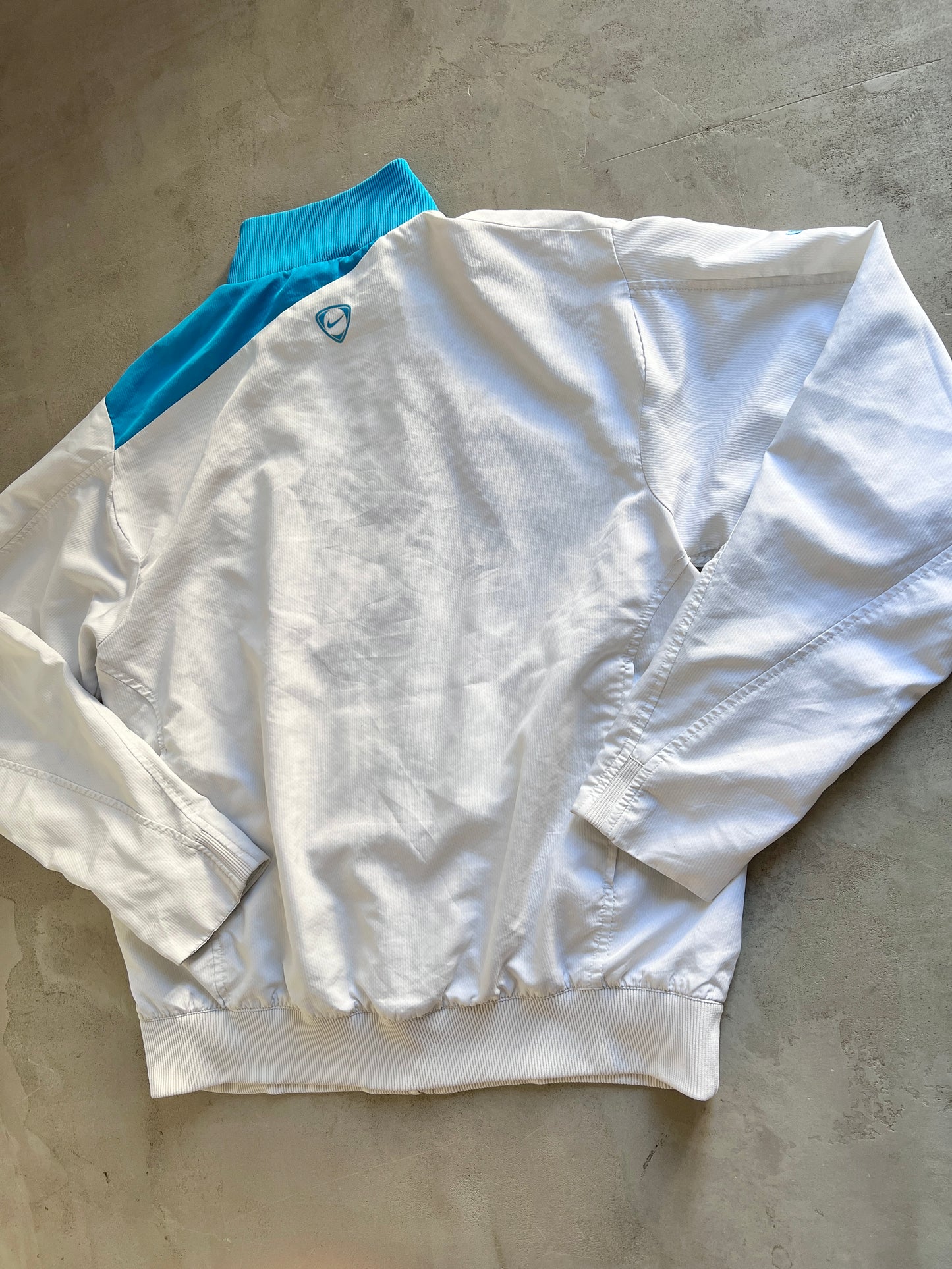 WHITE/BABY BLUE INTER MILAN TRACK JACKET - 2000S - L