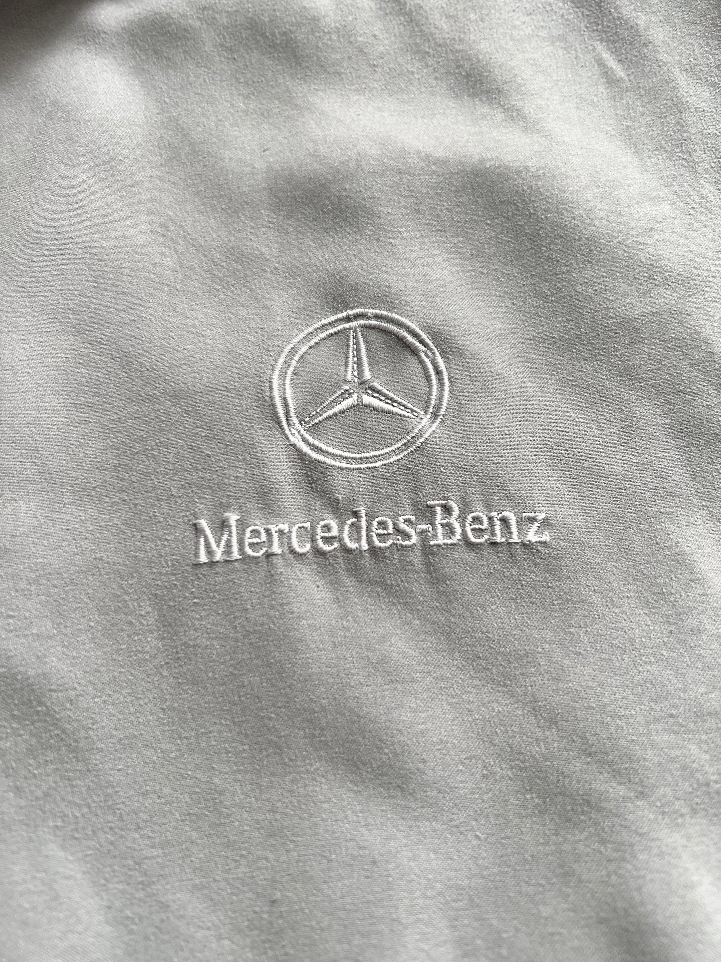 GREY MERCEDES BENZ 2 SIDE JACKET - 1990S - S
