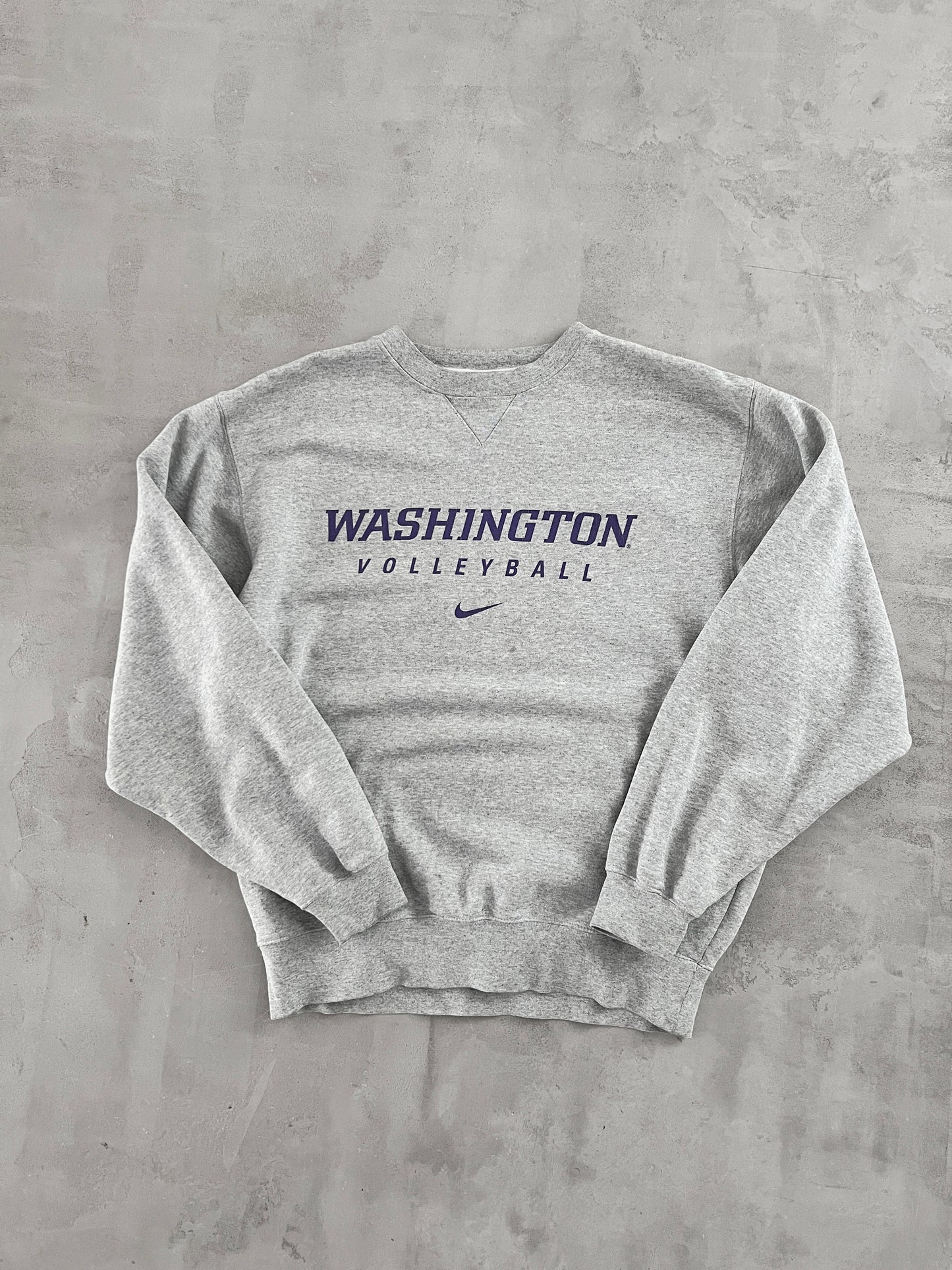 GREY WASHINGTON STATE NIKE SWEATER - 2000S - L