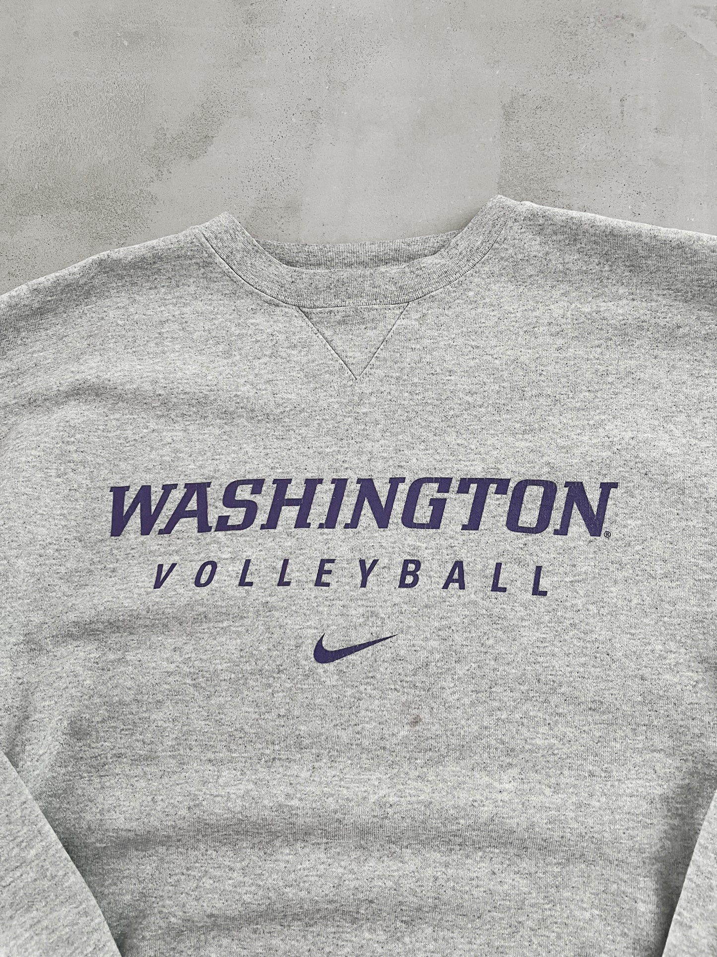 GREY WASHINGTON STATE NIKE SWEATER - 2000S - L