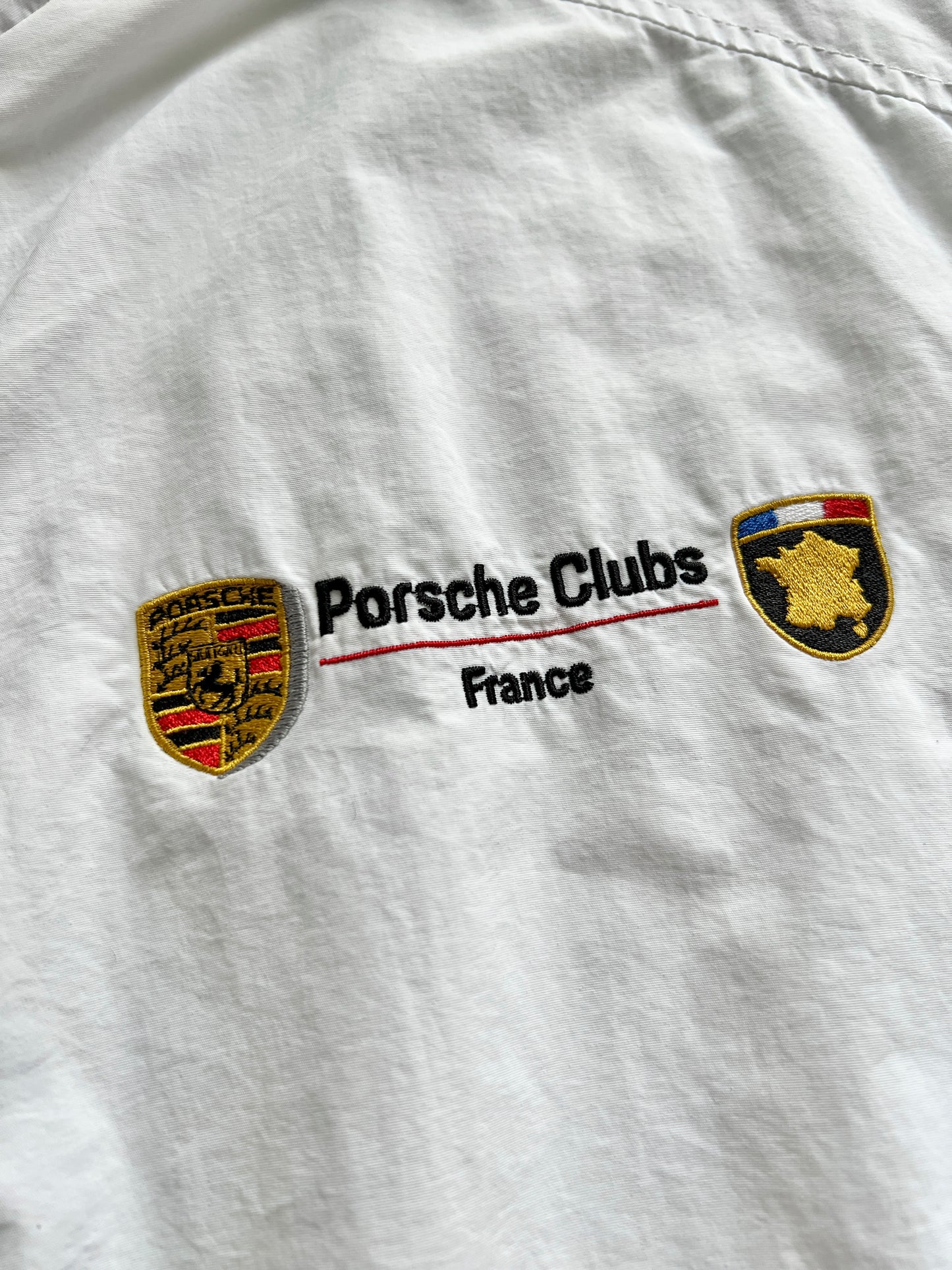 WHITE PORSCHE FRANCE JACKET - 2000S - XL