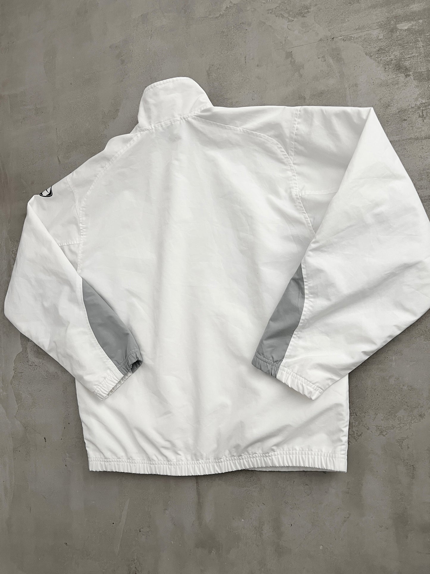 WHITE MANCHESTER UNITED NIKE JACKET - 2000S - M