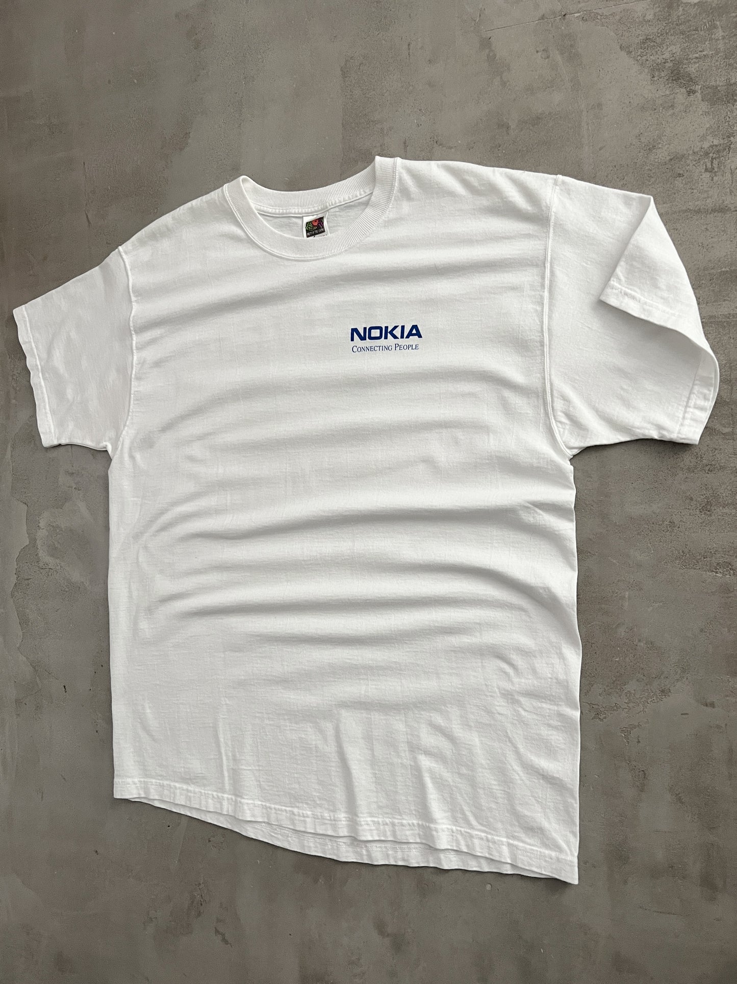 WHITE NOKIA PROMO TEE - 2000S - XL