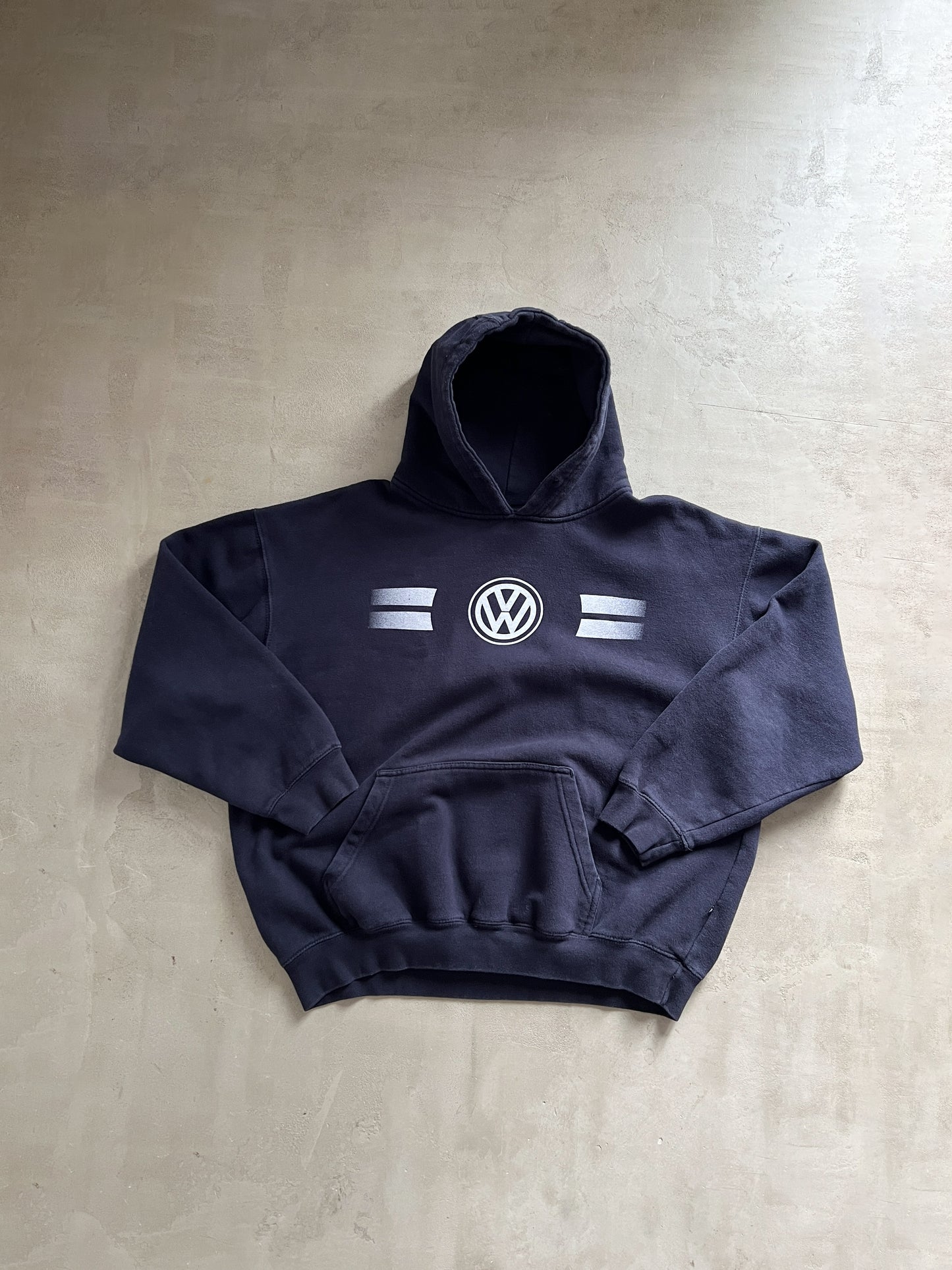 NAVY VOLKSWAGEN HOODIE - 1990S - M
