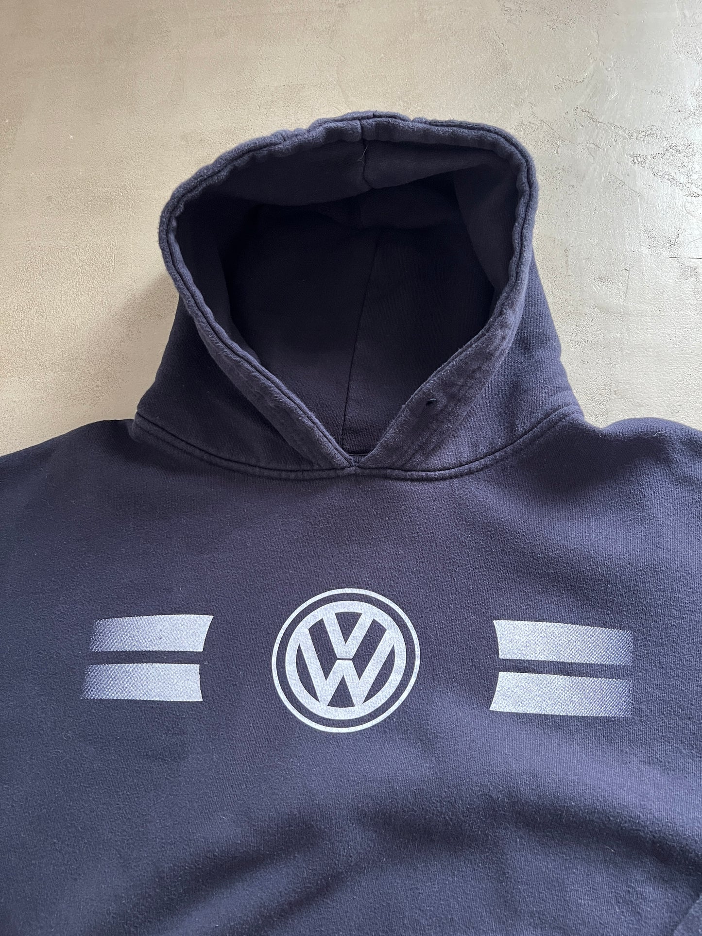 NAVY VOLKSWAGEN HOODIE - 1990S - M