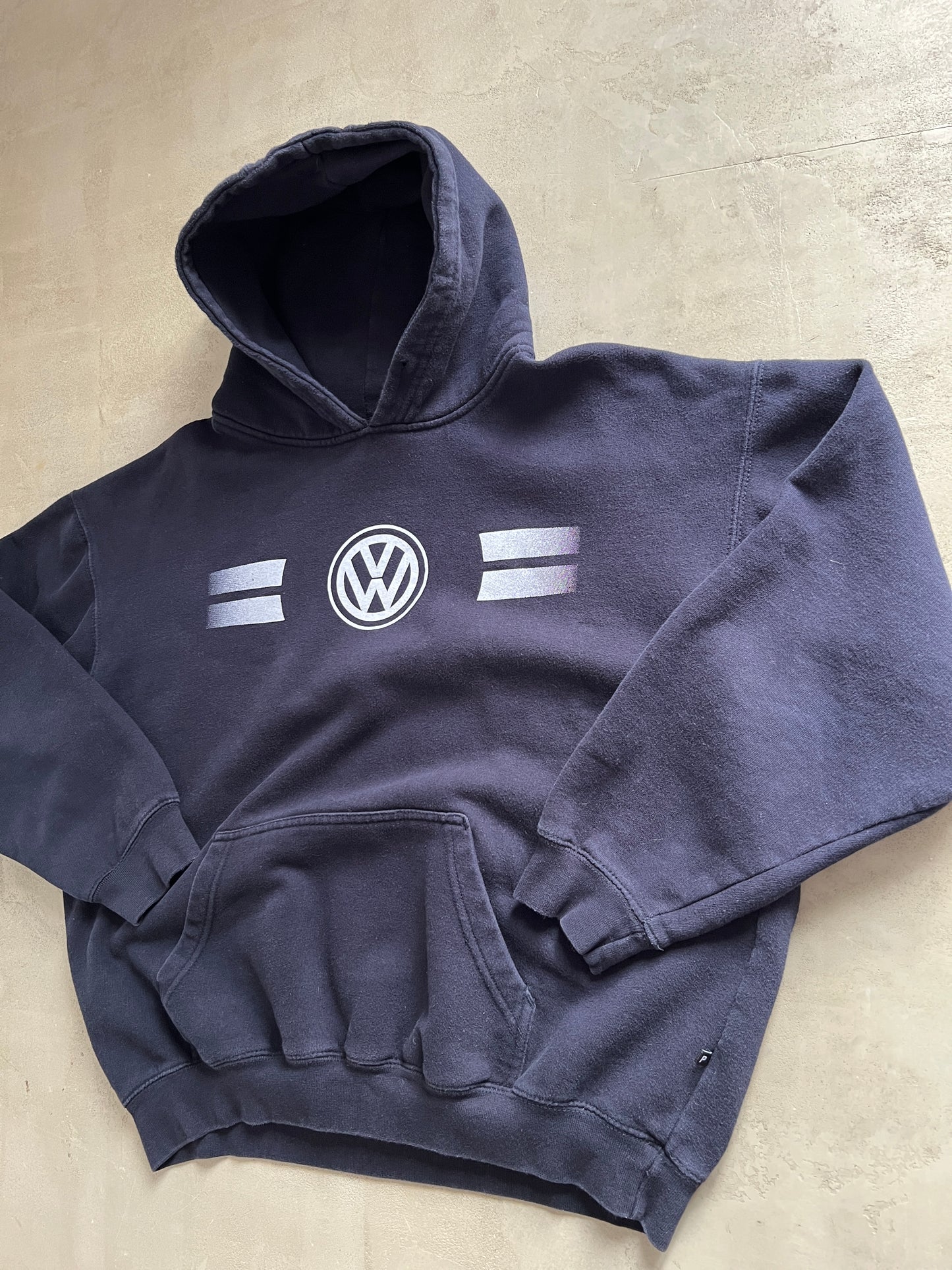NAVY VOLKSWAGEN HOODIE - 1990S - M