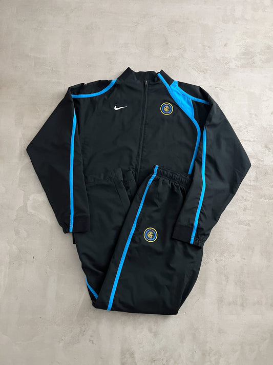 BLACK INTER MILAN NIKE TRACKSUIT - 2000S - L