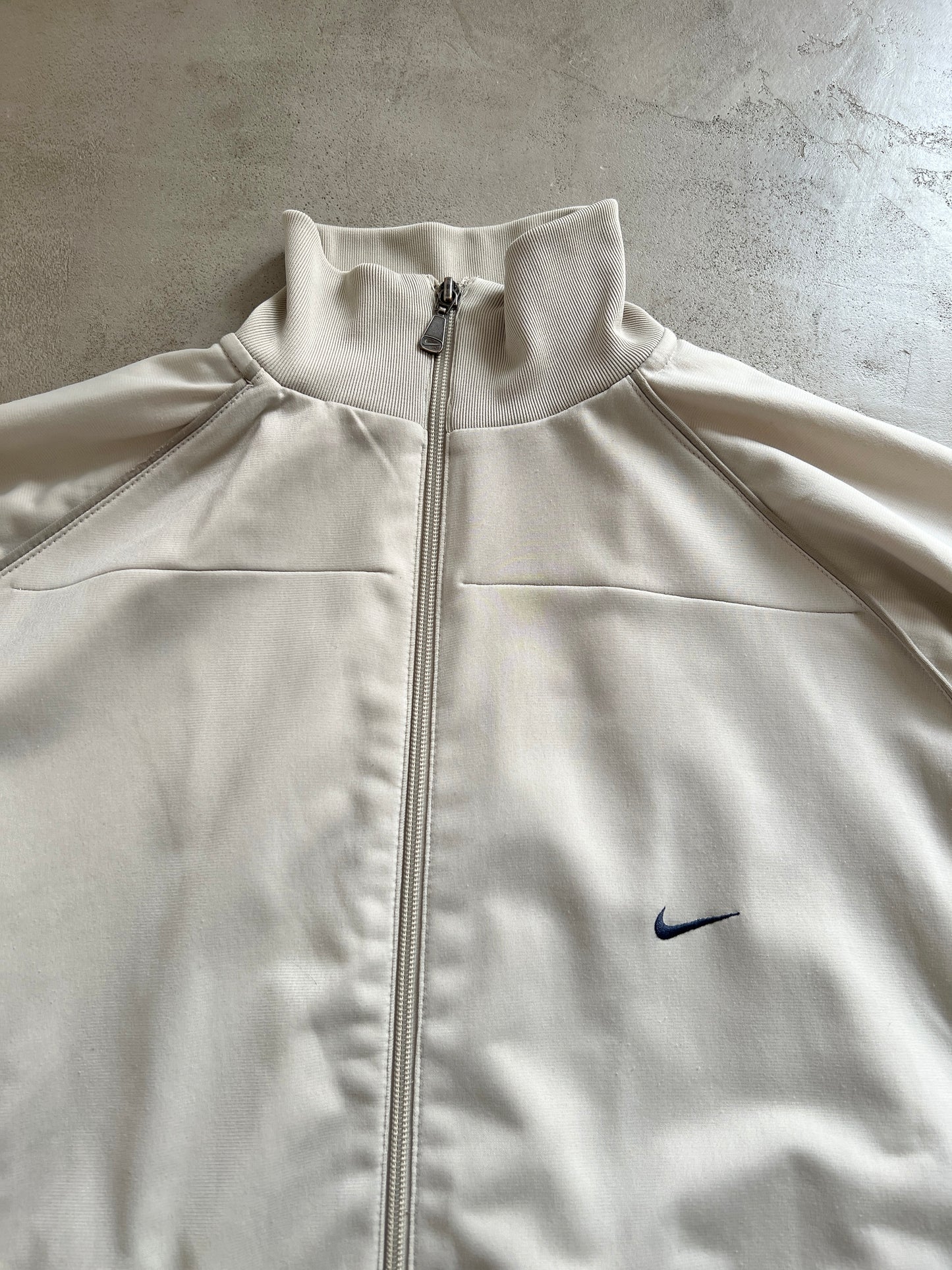 CREME NIKE TRACK JACKET - 2000S - L