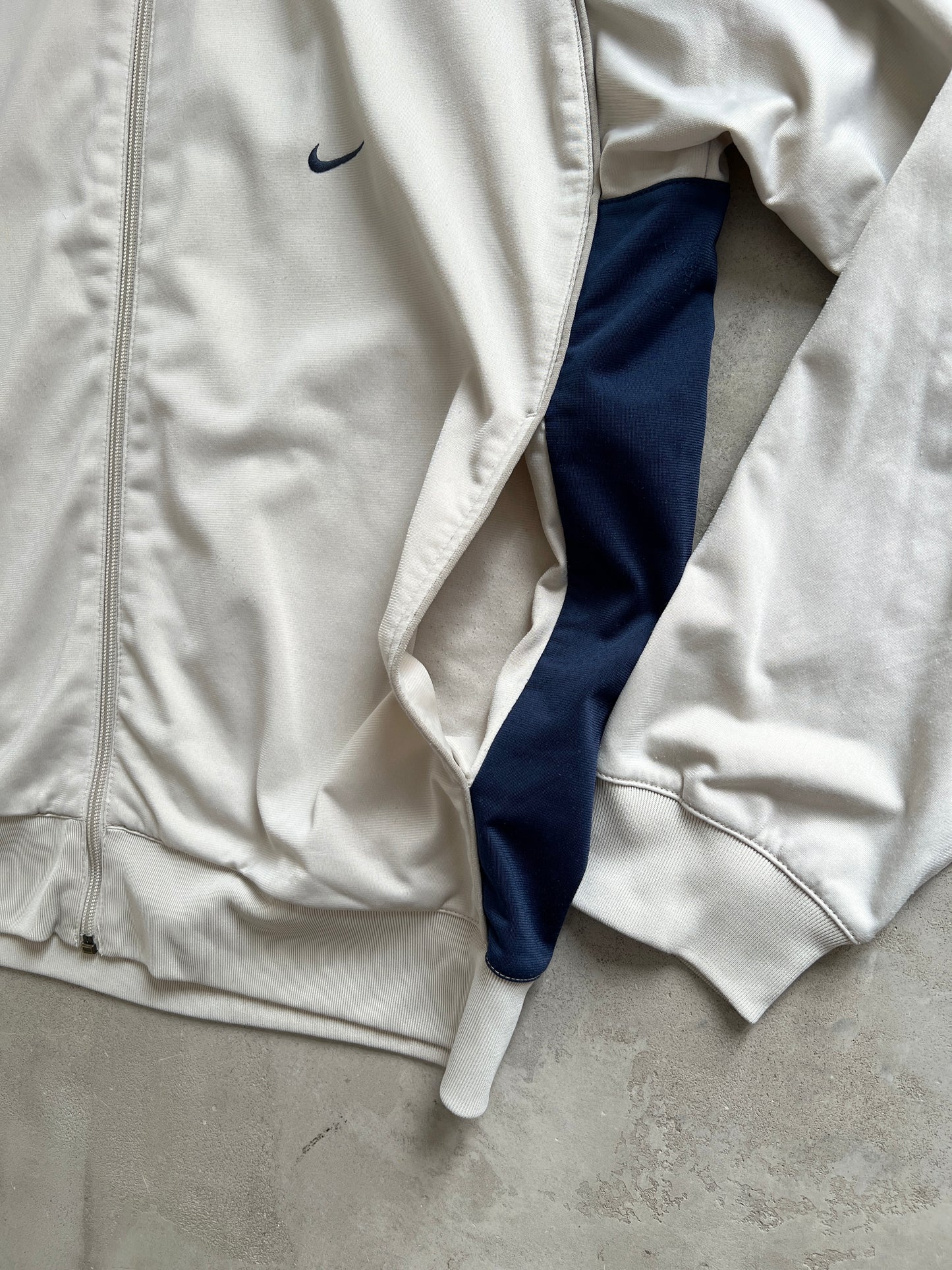 CREME NIKE TRACK JACKET - 2000S - L