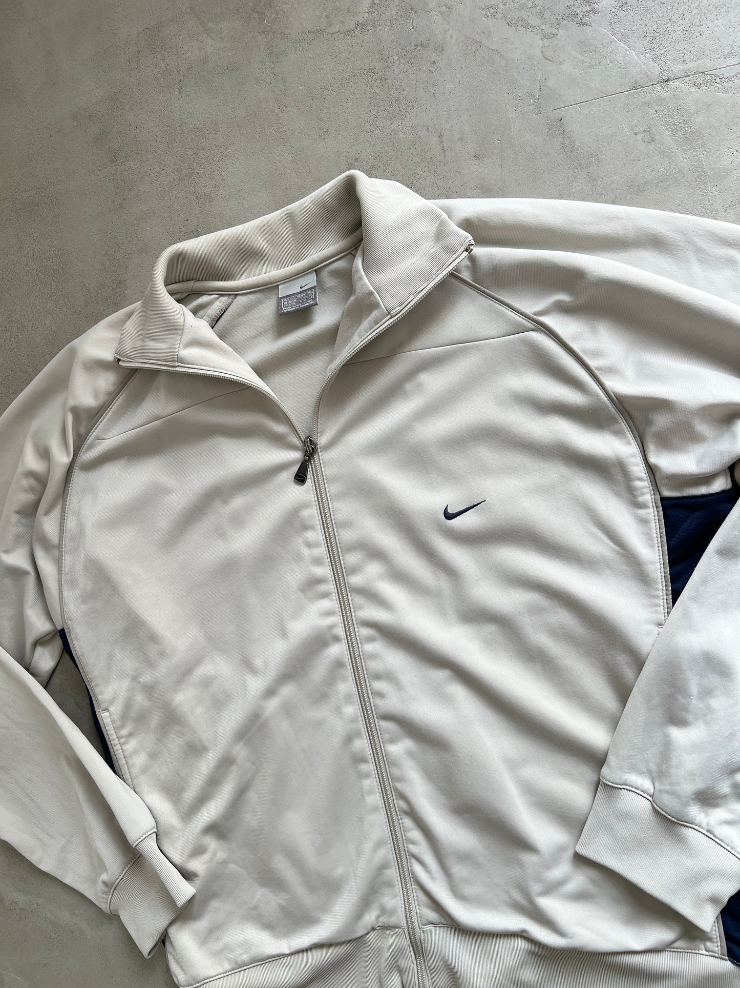 CREME NIKE TRACK JACKET - 2000S - L