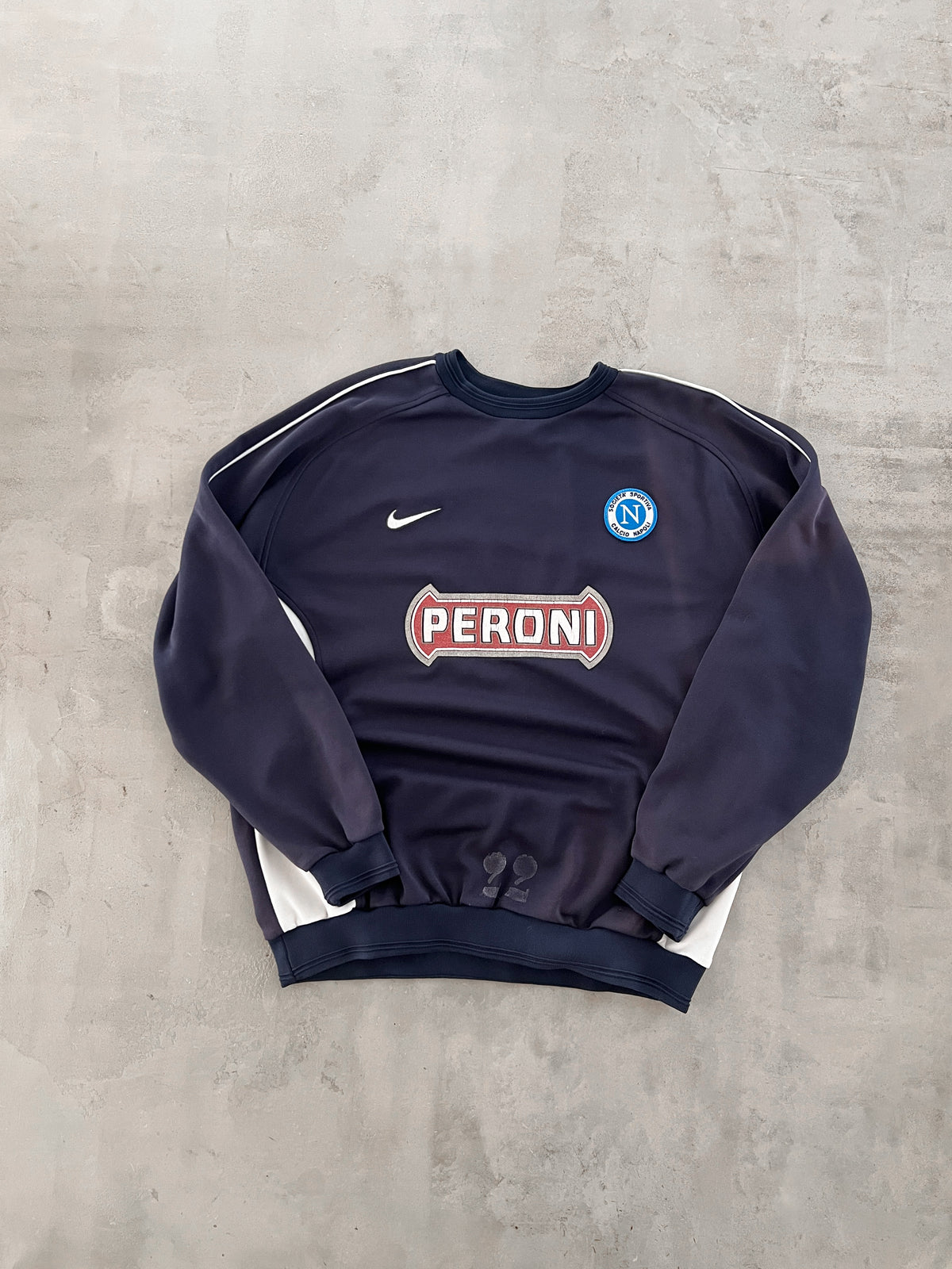 NAVY SSC NAPOLI NIKE SWEATER - 1999 - M