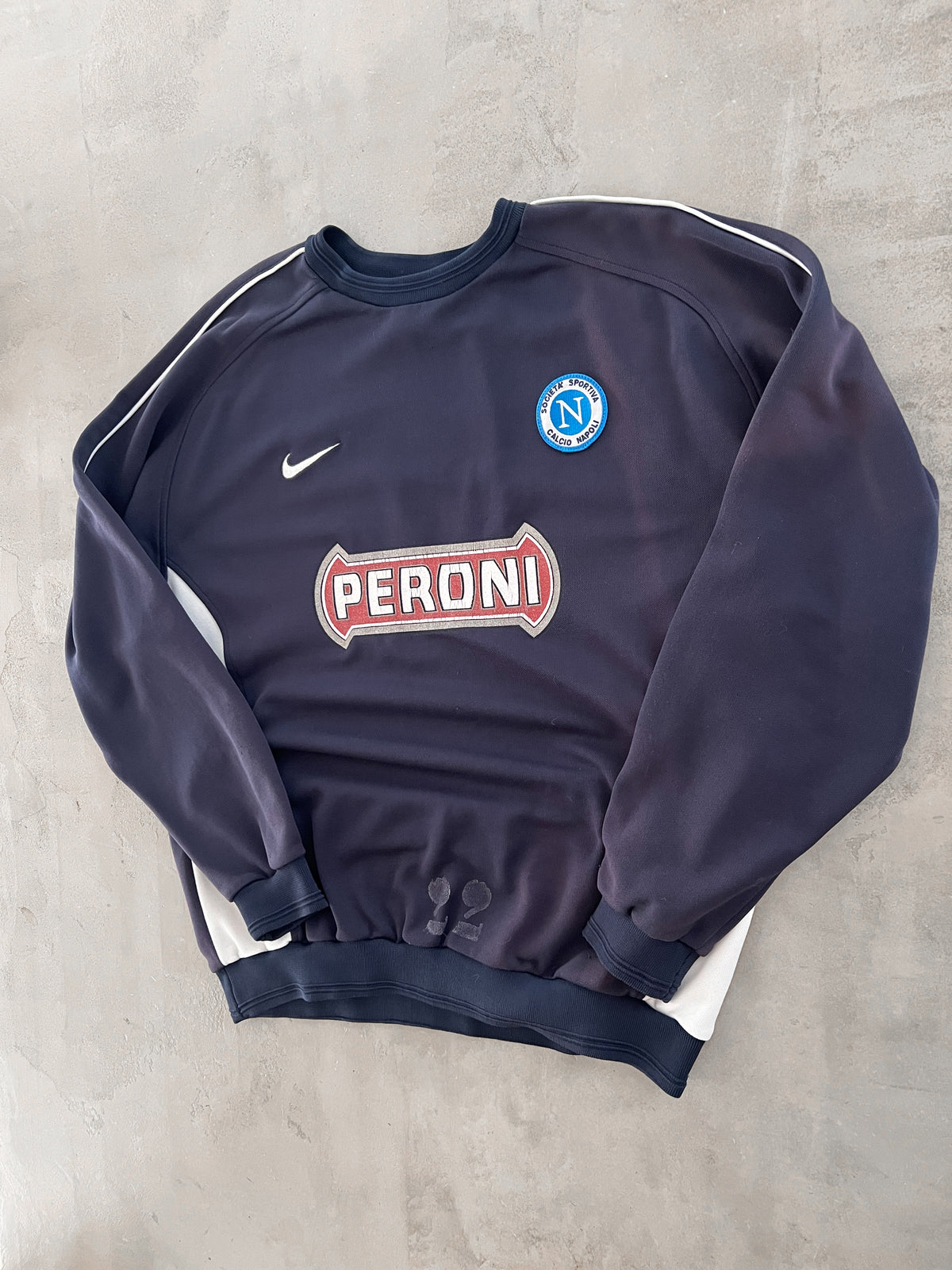 NAVY SSC NAPOLI NIKE SWEATER - 1999 - M