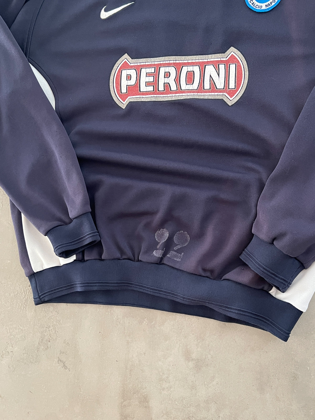 NAVY SSC NAPOLI NIKE SWEATER - 1999 - M