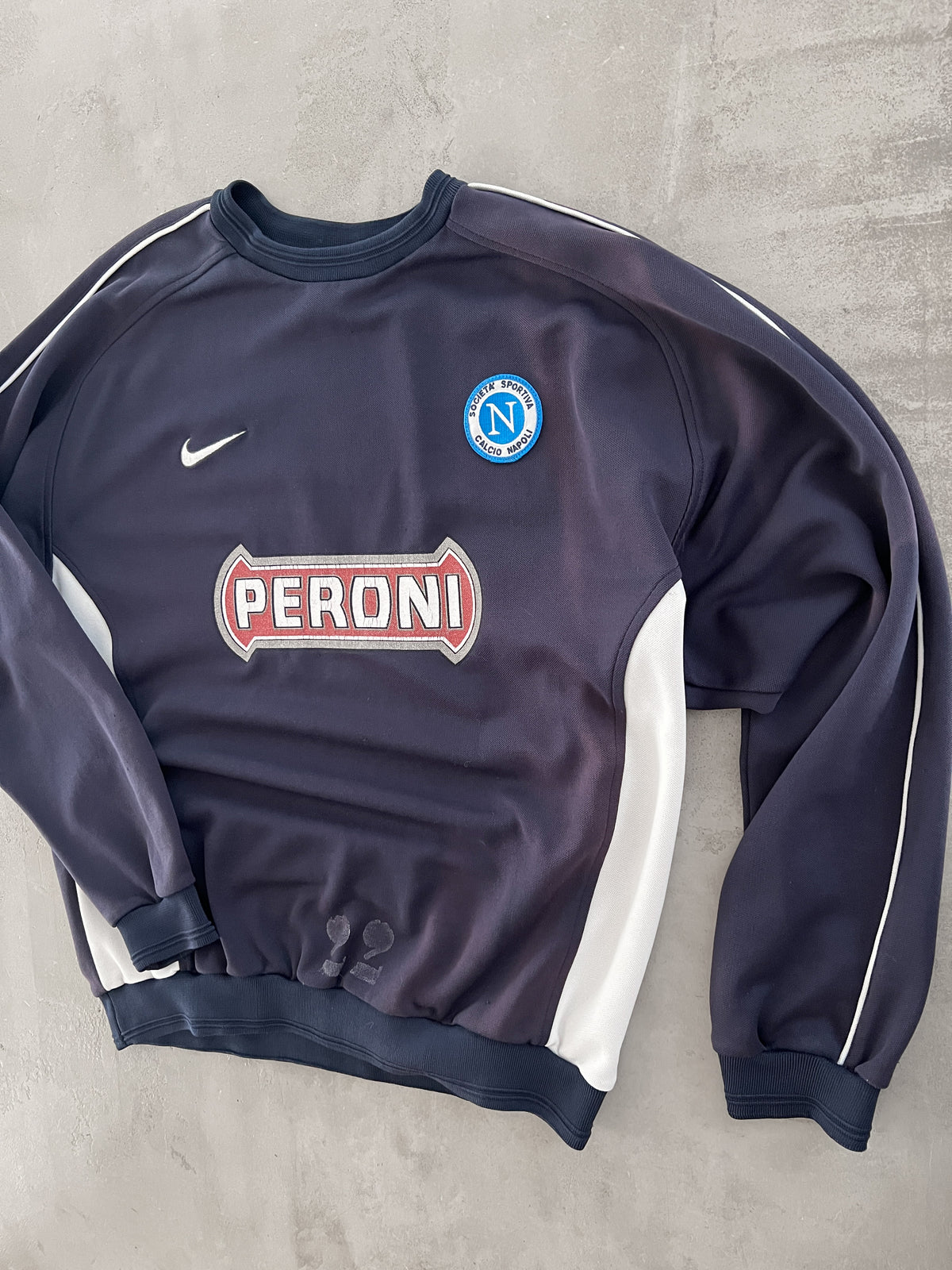 NAVY SSC NAPOLI NIKE SWEATER - 1999 - M