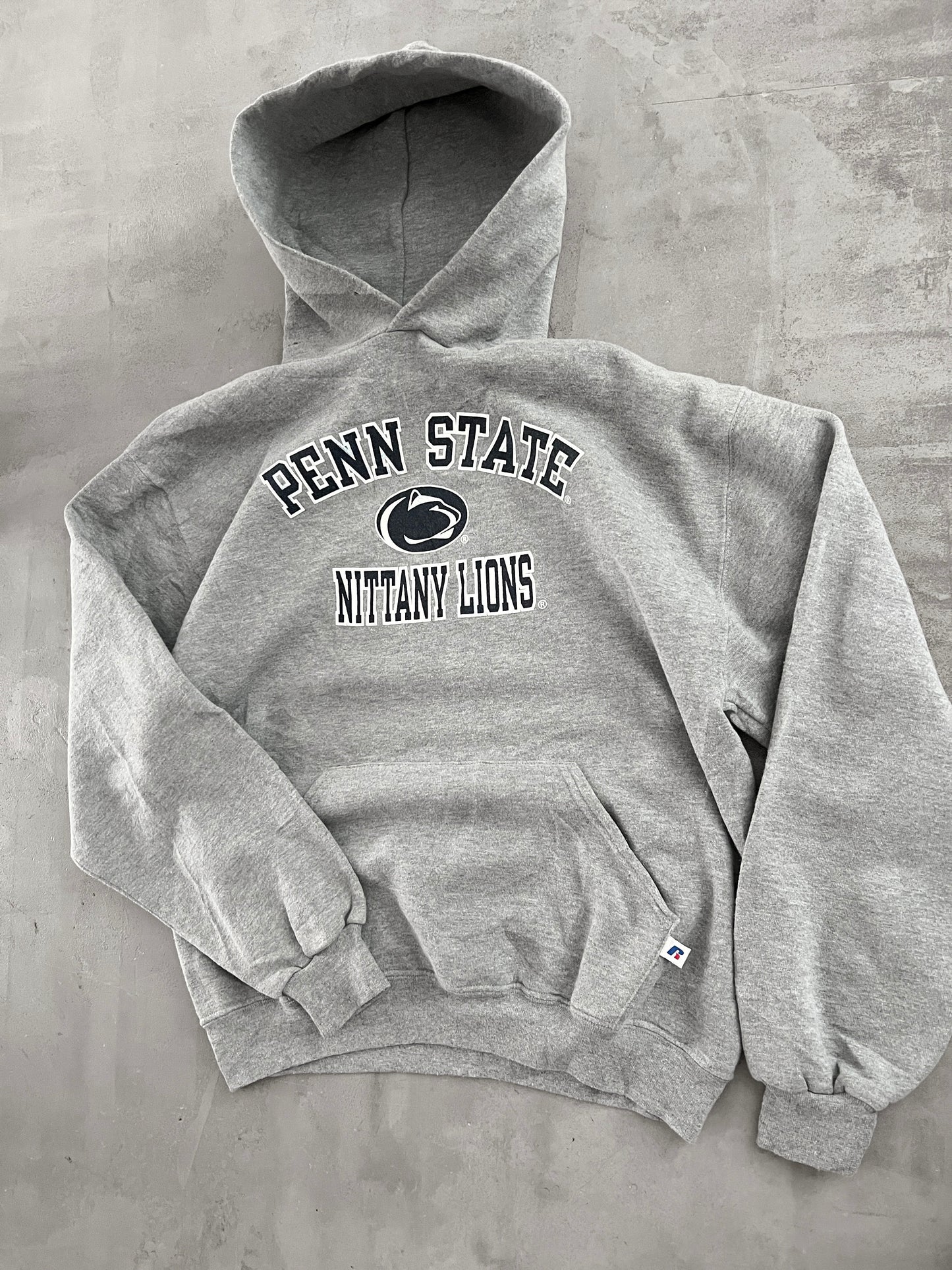 GREY RUSSELL PENN STATE HOODIE - 2000S - L
