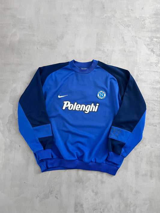 NAVY/BLUE SSC NAPOLI NIKE SWEATER - 1998 - L